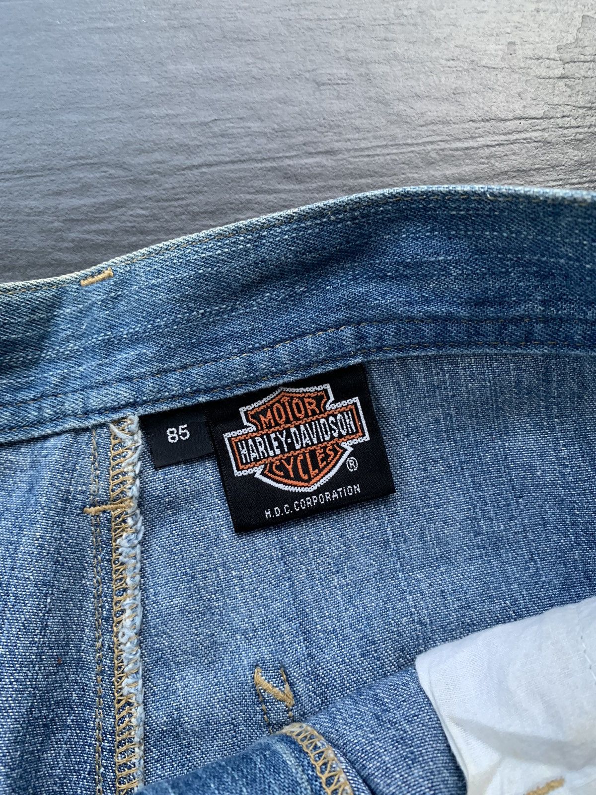 Harley Davidson Vintage Harley Davidson Carpenter Denim Size US 33 - 4 Thumbnail