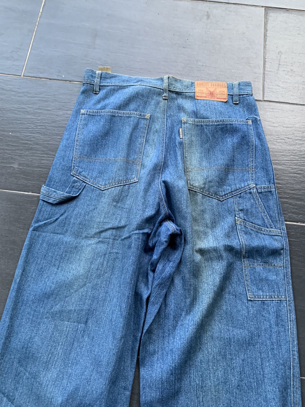 Harley Davidson Vintage Harley Davidson Carpenter Denim Size US 33 - 10 Thumbnail