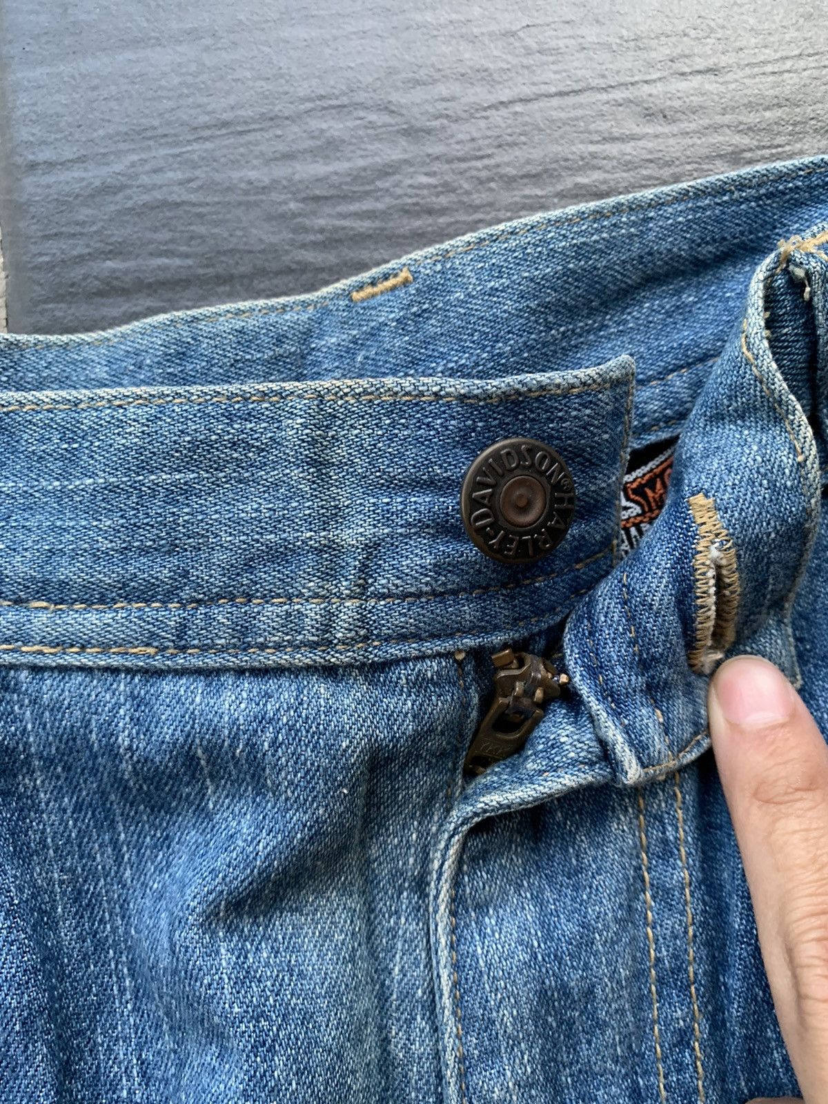 Harley Davidson Vintage Harley Davidson Carpenter Denim Size US 33 - 3 Thumbnail