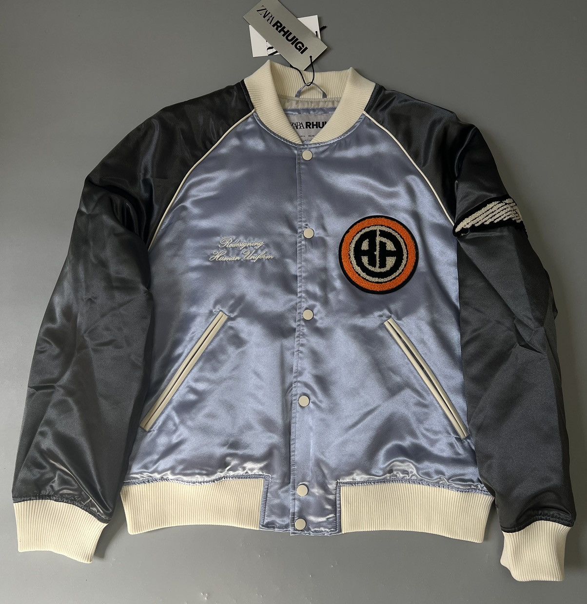Rhude × Zara RHUDE x Zara Satin Bomber Jacket NEW Size US L / EU 52-54 / 3 - 4 Thumbnail