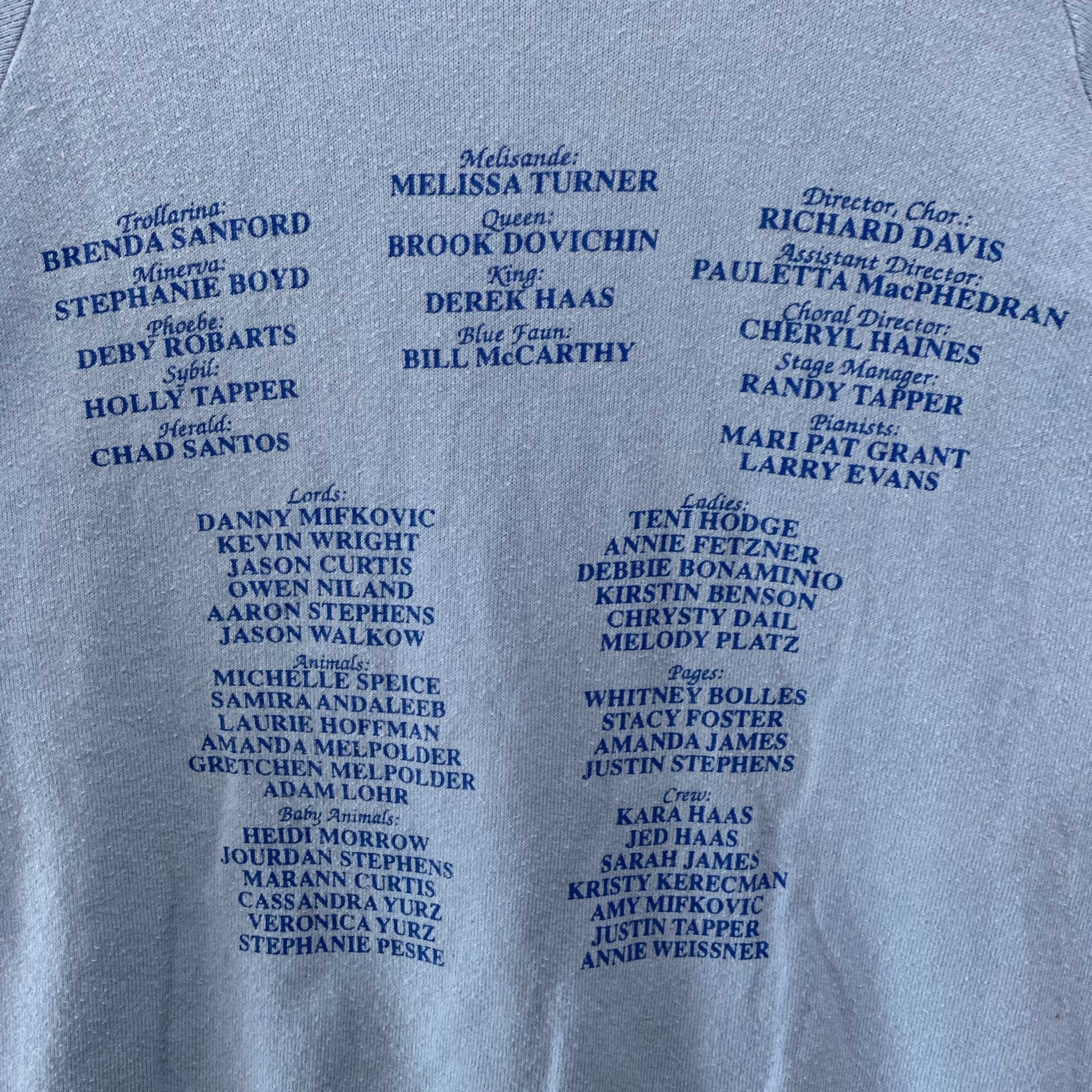 Jerzees 90's Sleeping Beauty Erie Playhouse Sweatshirts #3635-127 Size US M / EU 48-50 / 2 - 9 Thumbnail