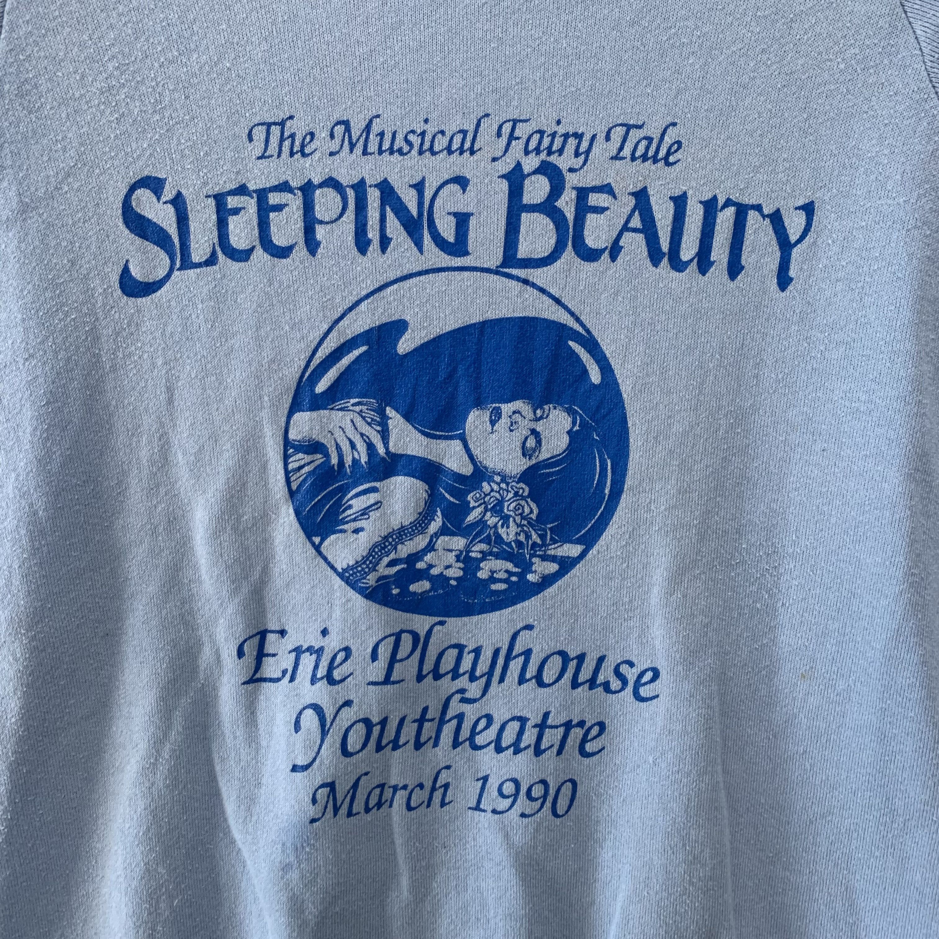 Jerzees 90's Sleeping Beauty Erie Playhouse Sweatshirts #3635-127 Size US M / EU 48-50 / 2 - 3 Thumbnail