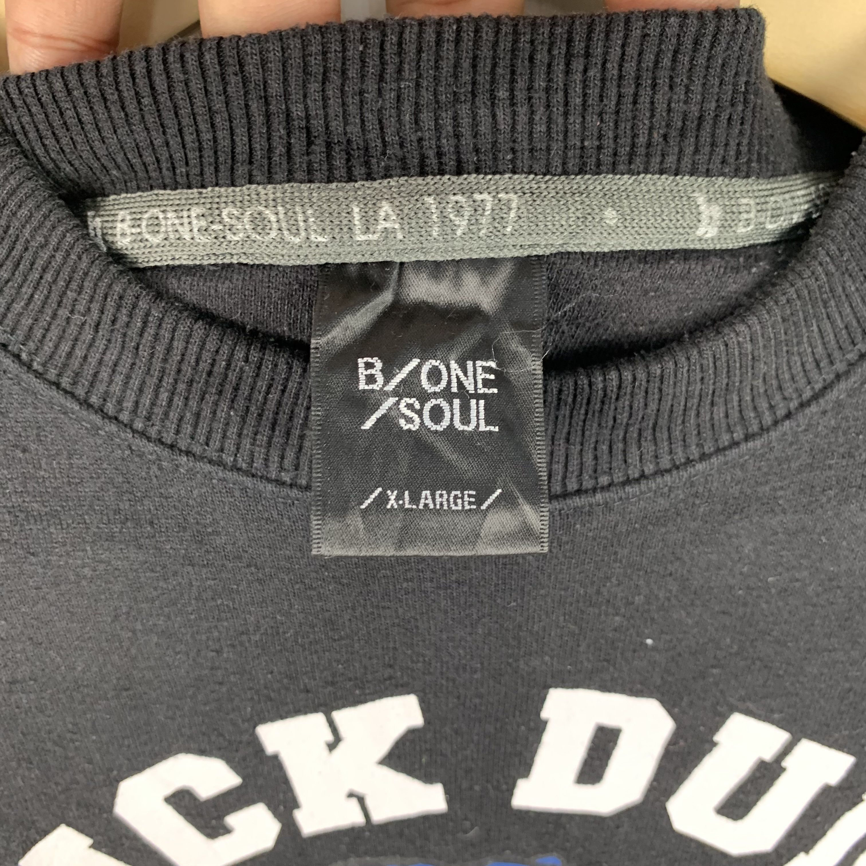 Japanese Brand Duck Dude B-One-Soul Crewneck Sweatshirts #3634-127 Size US XL / EU 56 / 4 - 7 Thumbnail