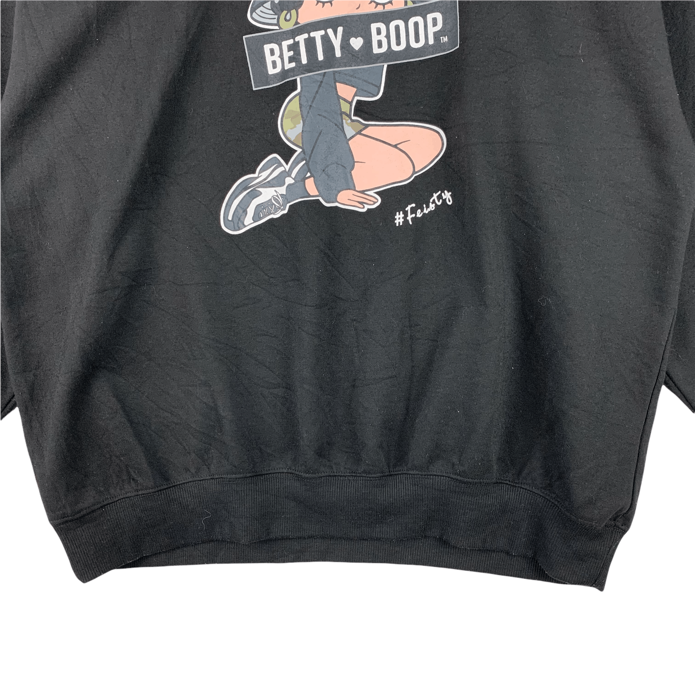 Japanese Brand Betty Boop X Strange Heaven Big Logo Sweater #3630-127 Size US XL / EU 56 / 4 - 4 Thumbnail