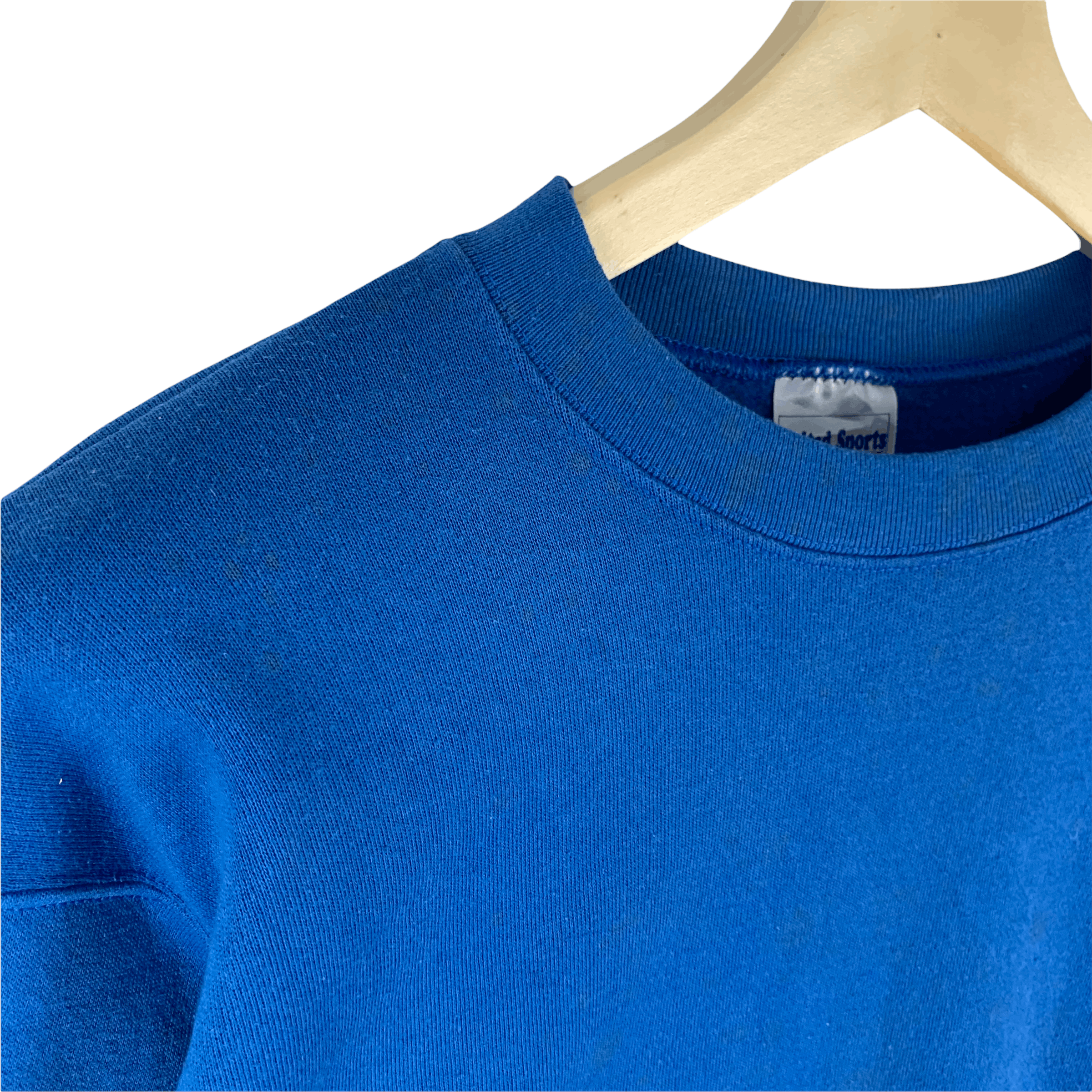 Japanese Brand Vintage Plain United Sports Blue Sweatshirts #3626-127 Size US M / EU 48-50 / 2 - 3 Thumbnail