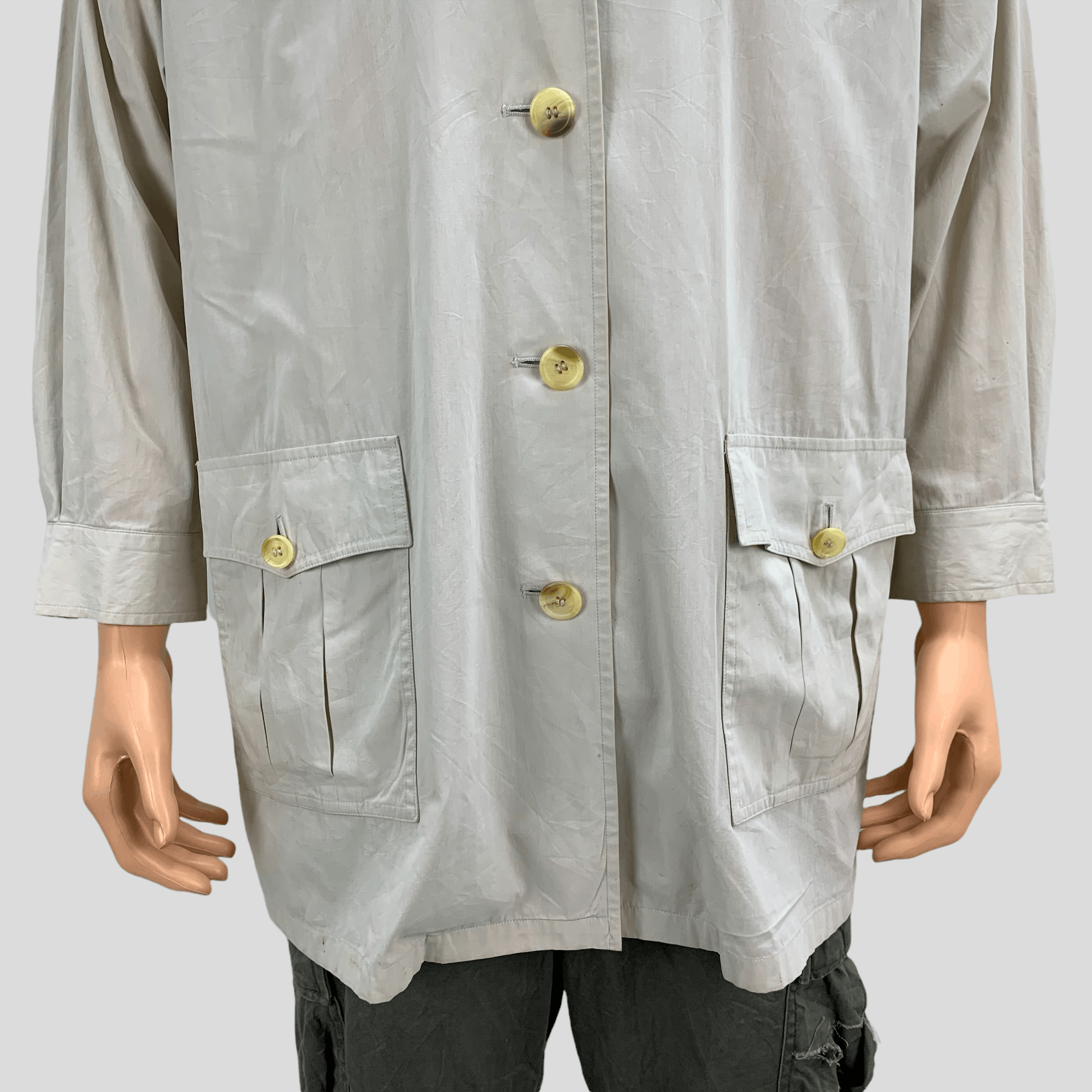 Burberry Vintage Burberrys' Coat Jacket #3659-128 Size ONE SIZE - 4 Thumbnail