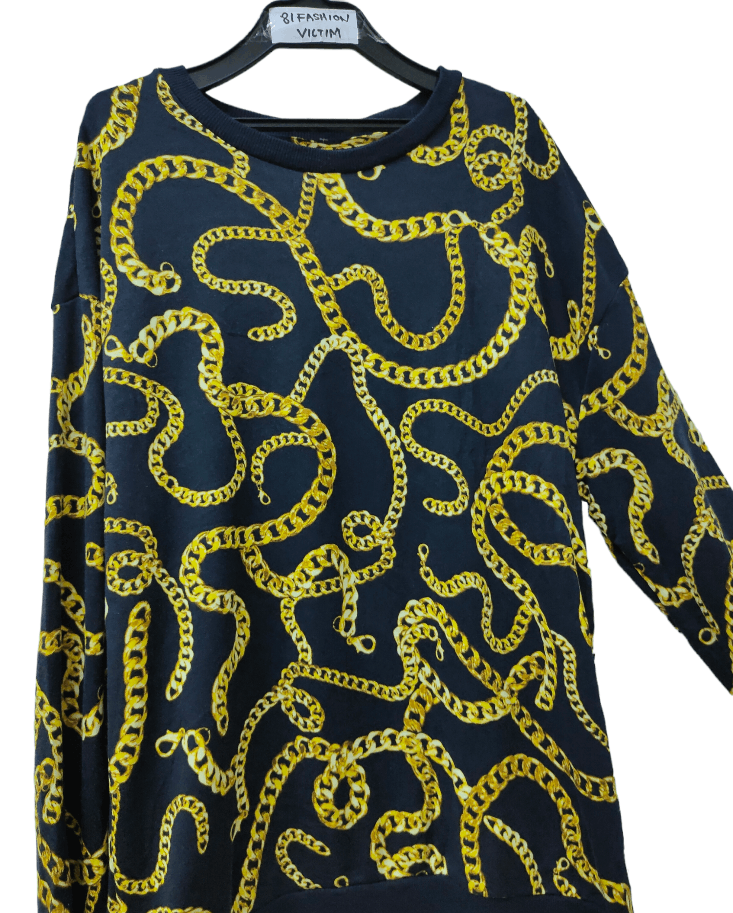 Chain print sweatshirt online