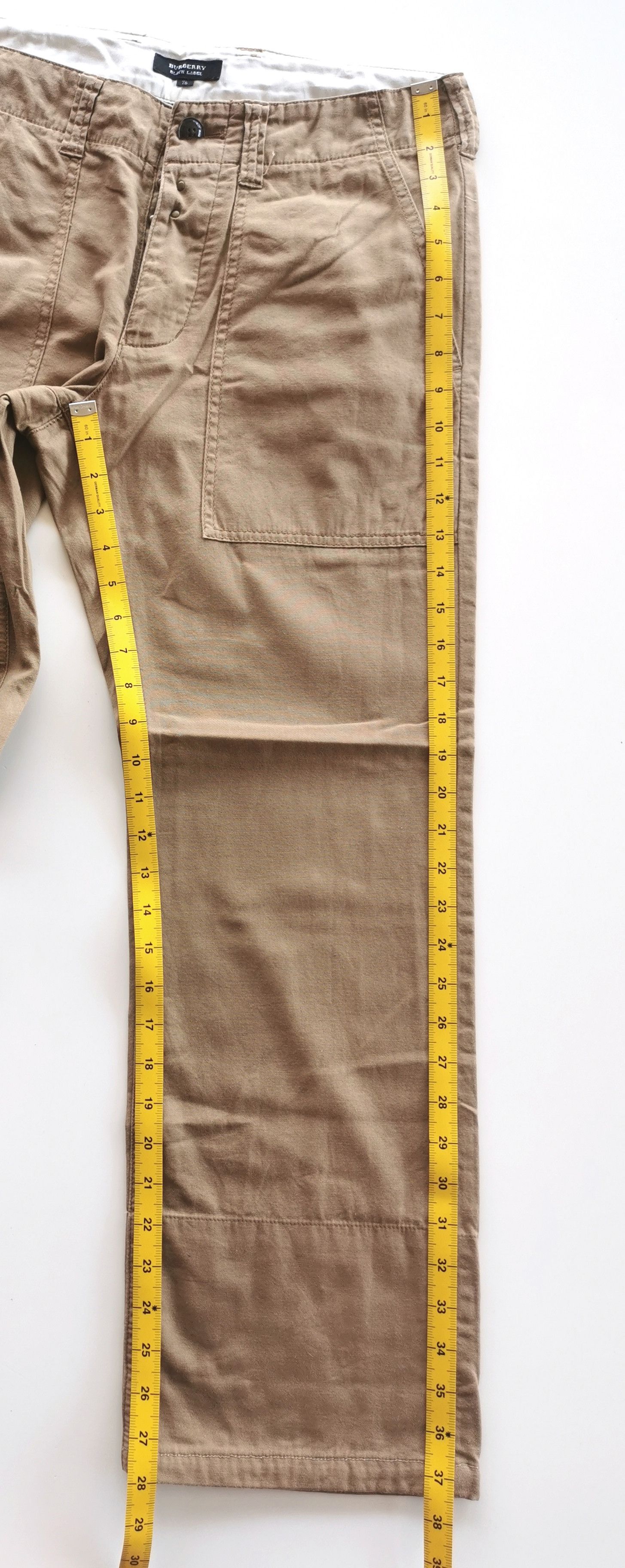 Burberry Designer Burberry Blue Checkered Legs Fatigue Pants Size US 31 - 14 Thumbnail