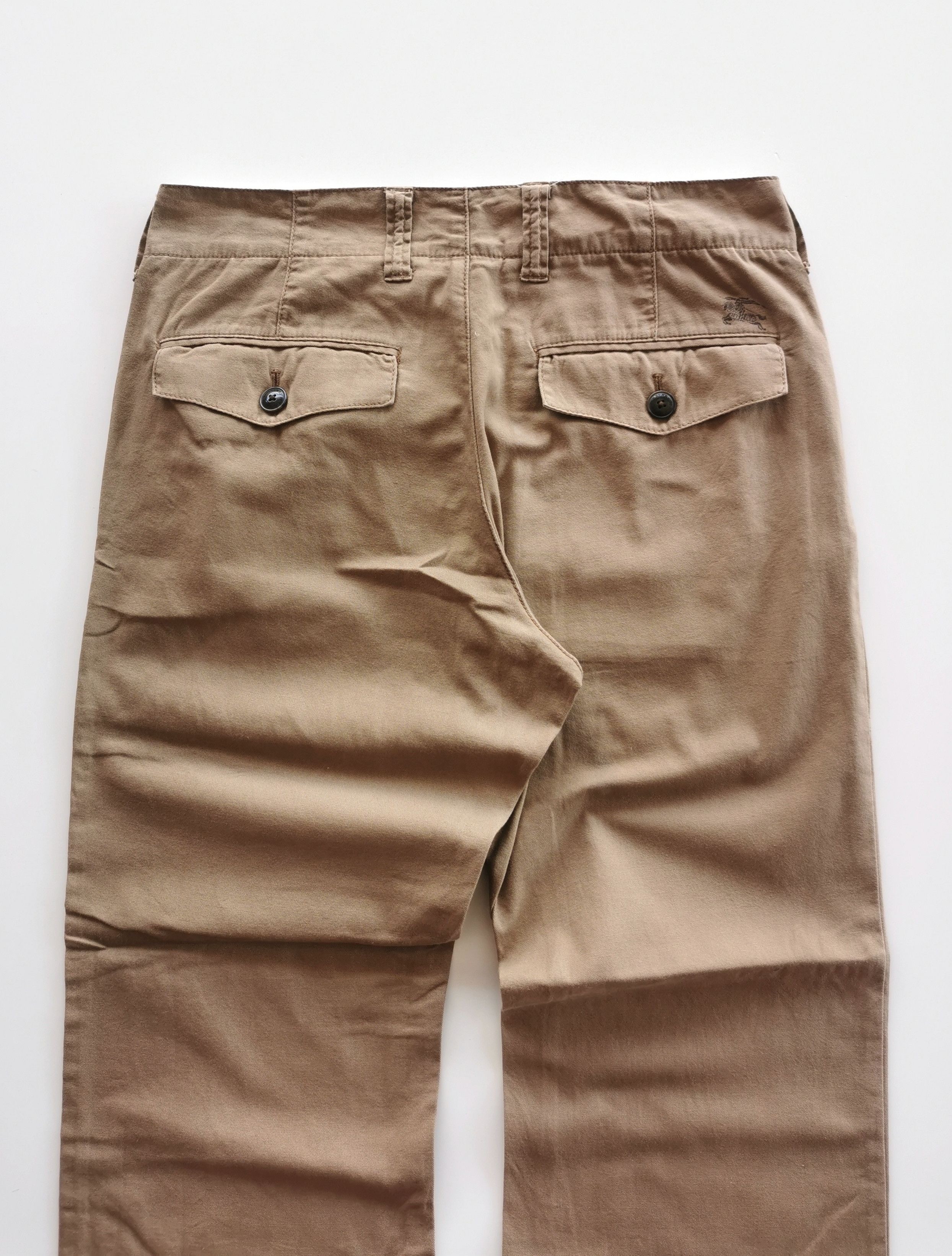 Burberry Designer Burberry Blue Checkered Legs Fatigue Pants Size US 31 - 8 Thumbnail