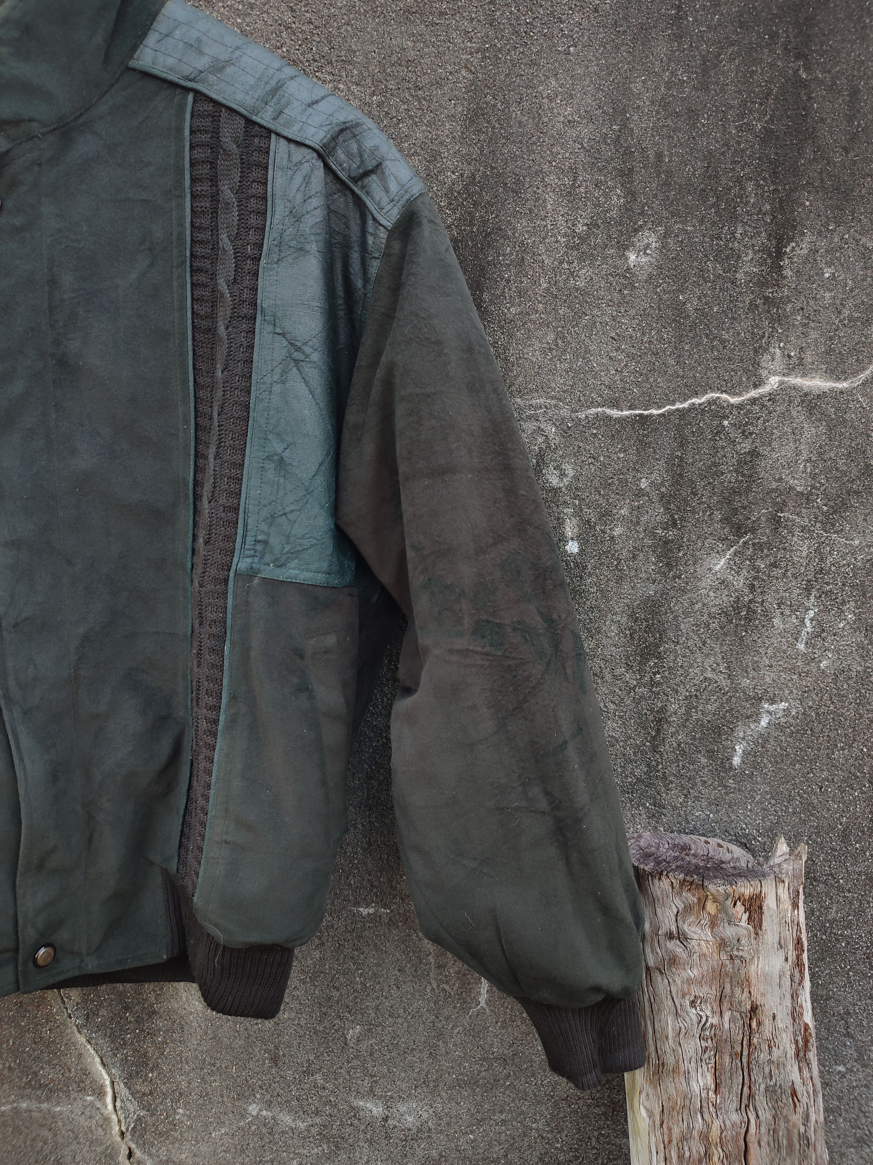 Japanese Brand Abetone Panelled Suede Bomber Jacket (Vintage M) Size US M / EU 48-50 / 2 - 5 Thumbnail