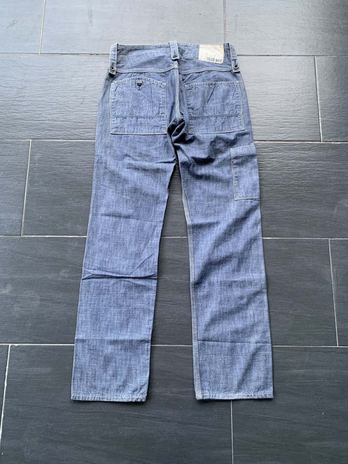 Japanese Brand × Vintage Blue Way US Navy Style Trouser Size US 32 / EU 48 - 7 Thumbnail