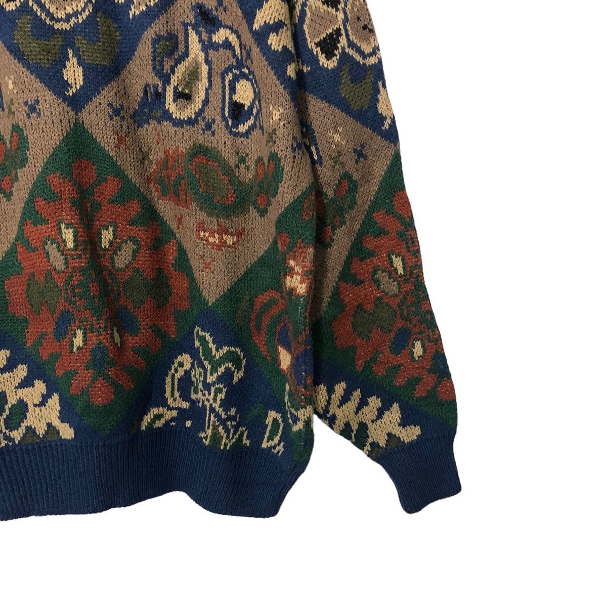Aran Isles Knitwear Vintage Unbranded Crewneck Fullprint Knitwear Sweater Jumper Size US L / EU 52-54 / 3 - 2 Thumbnail