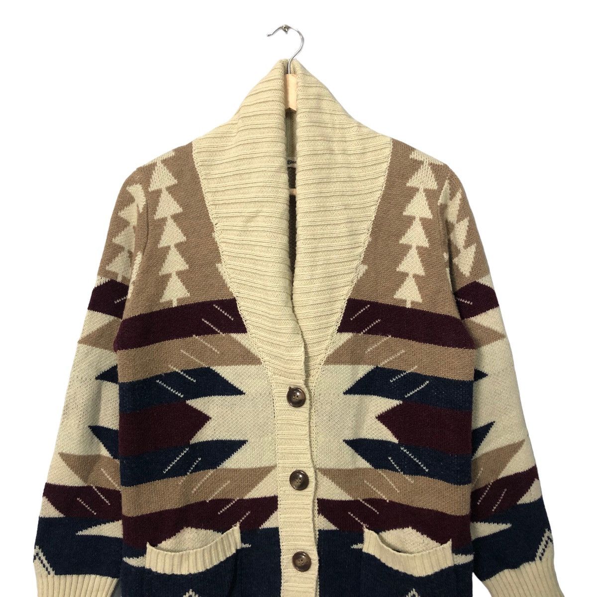 Japanese Brand Vintage Cutie Blonde Button Up Full Print Knitwear Cardigan Size US M / EU 48-50 / 2 - 5 Thumbnail