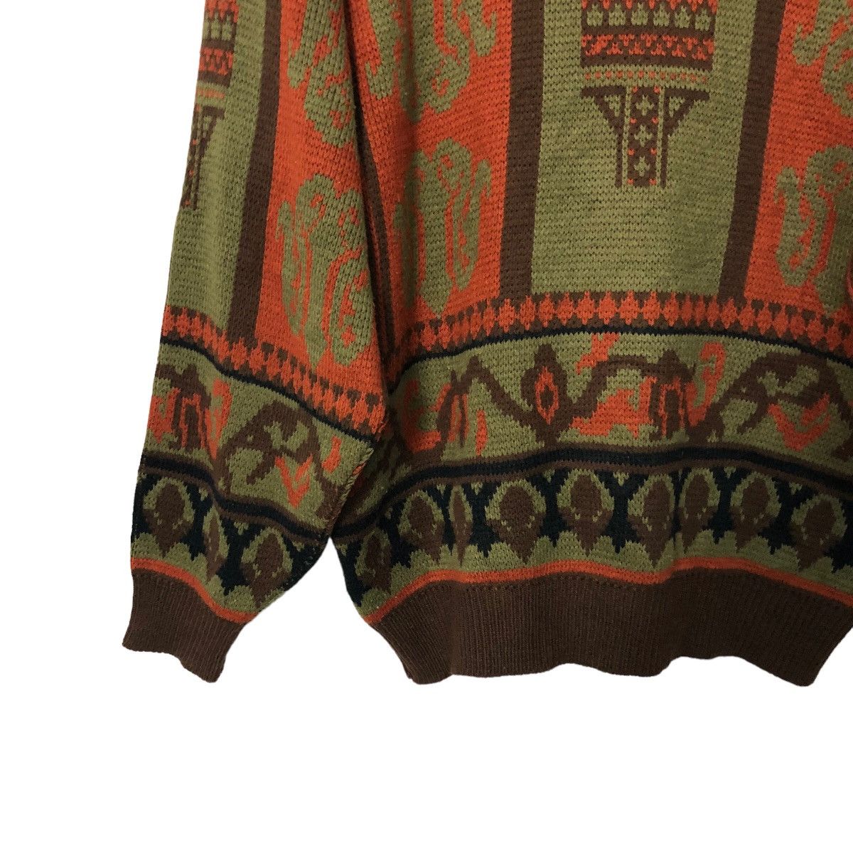 Homespun Knitwear Vintage Tazz Club Crewneck Embroidery Full Print Knitwear Size US L / EU 52-54 / 3 - 7 Thumbnail