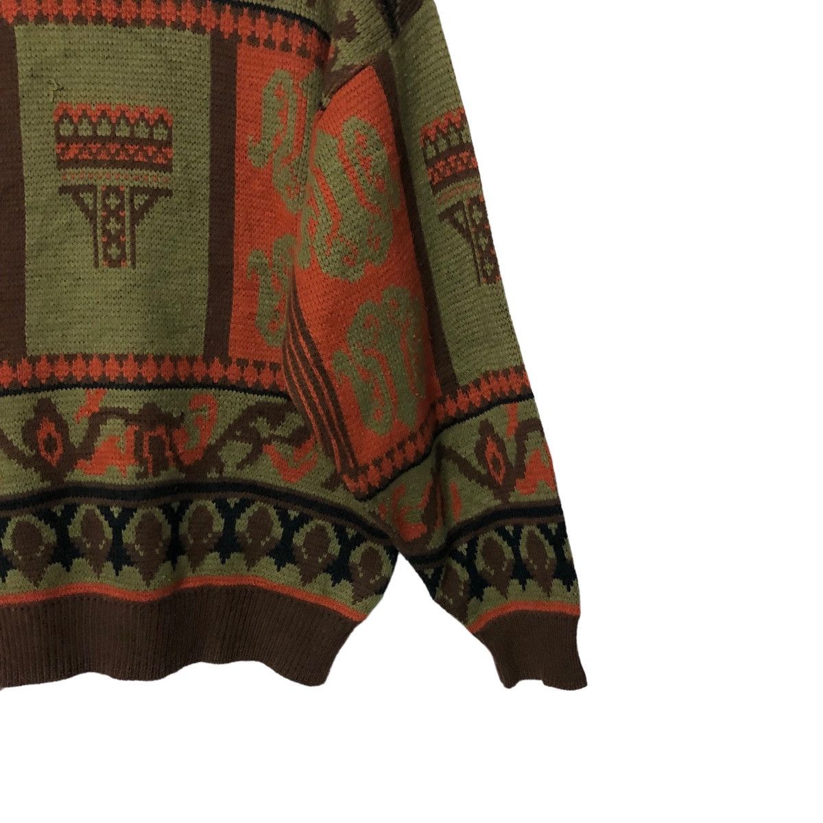 Homespun Knitwear Vintage Tazz Club Crewneck Embroidery Full Print Knitwear Size US L / EU 52-54 / 3 - 6 Thumbnail