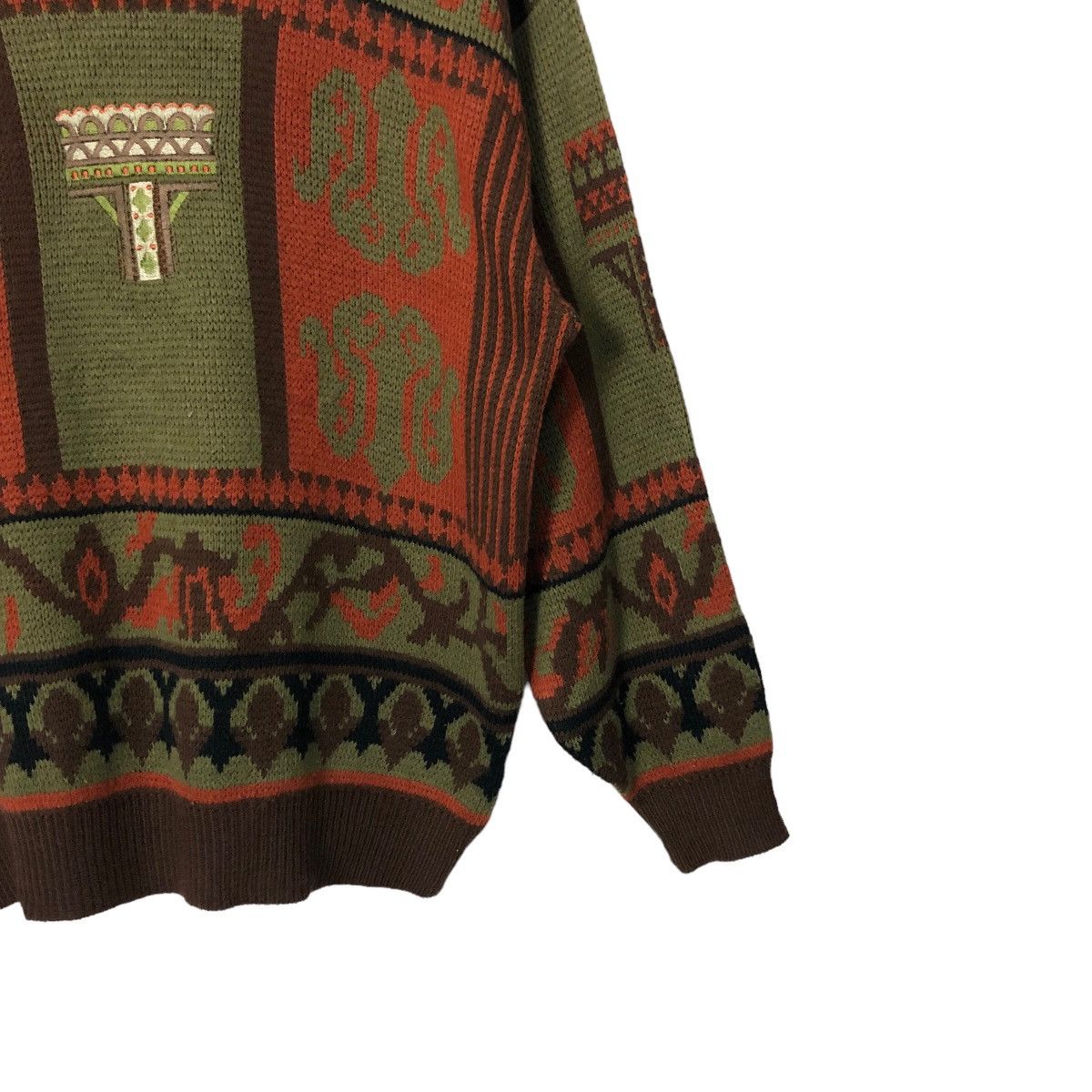 Homespun Knitwear Vintage Tazz Club Crewneck Embroidery Full Print Knitwear Size US L / EU 52-54 / 3 - 2 Thumbnail
