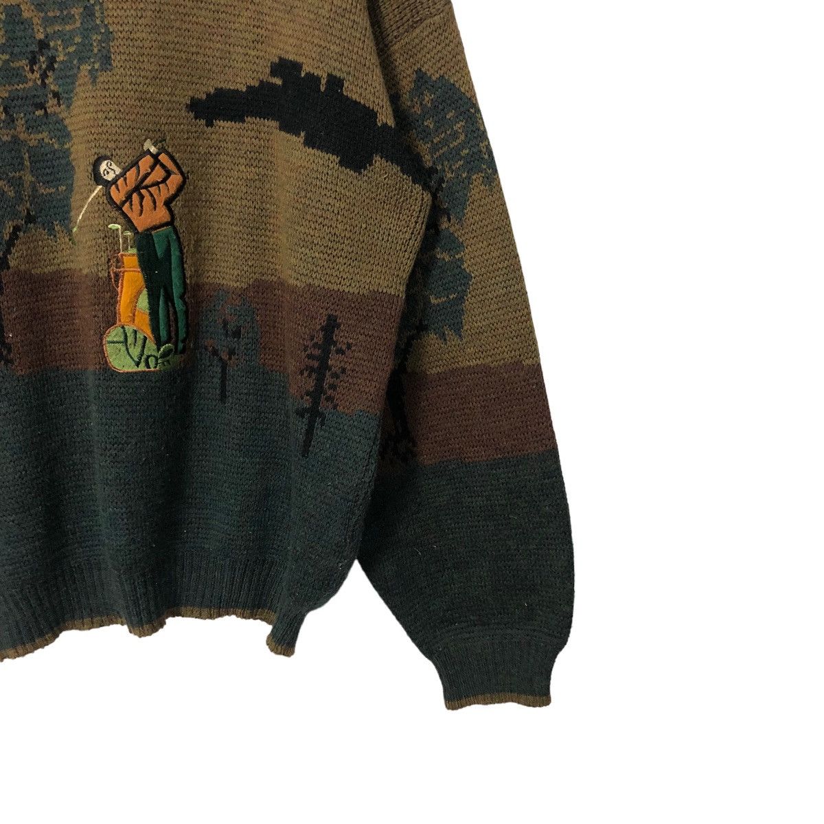 Aran Isles Knitwear Vintage International Crewneck Embroidery Big Logo Knitwear Size US XL / EU 56 / 4 - 2 Thumbnail