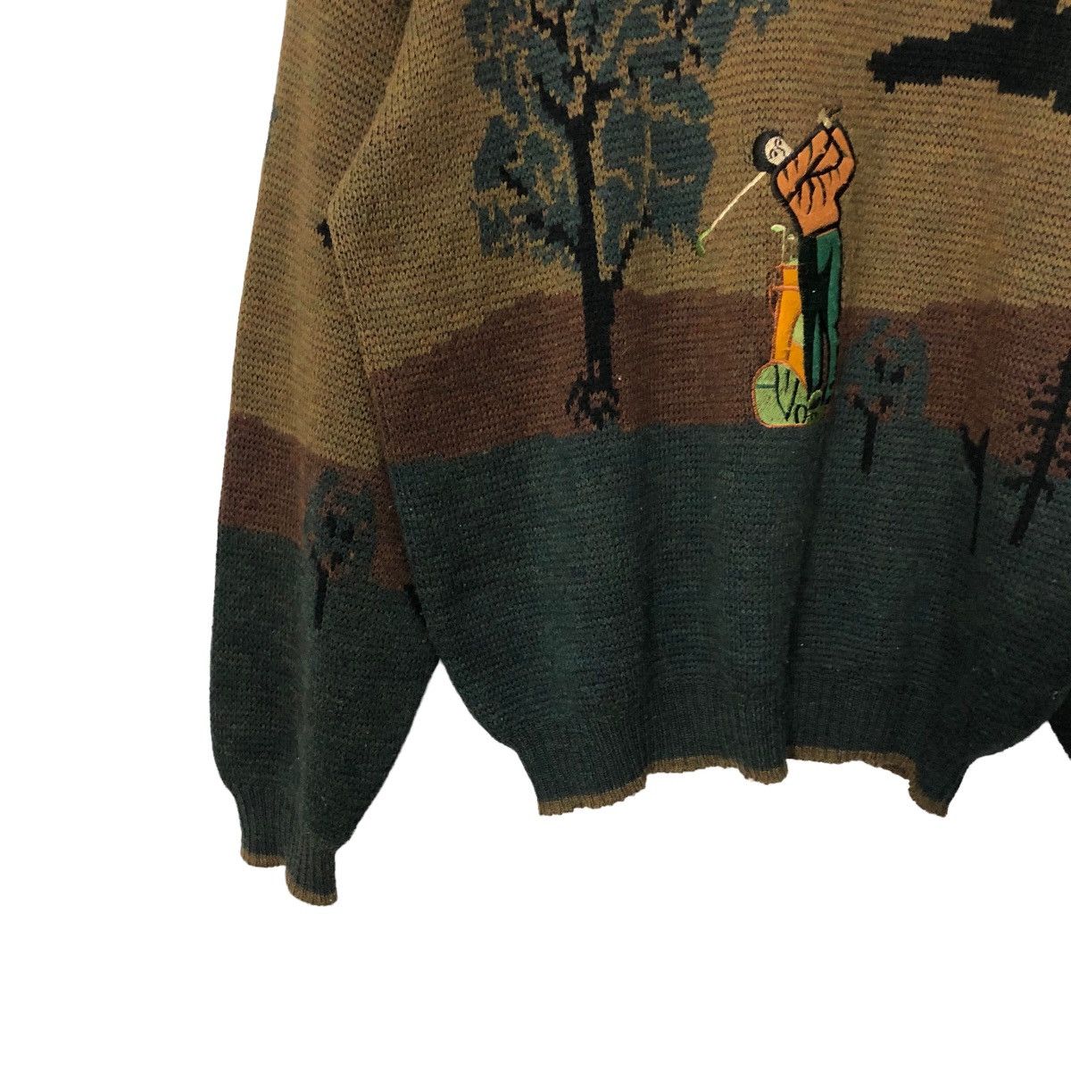 Aran Isles Knitwear Vintage International Crewneck Embroidery Big Logo Knitwear Size US XL / EU 56 / 4 - 3 Thumbnail