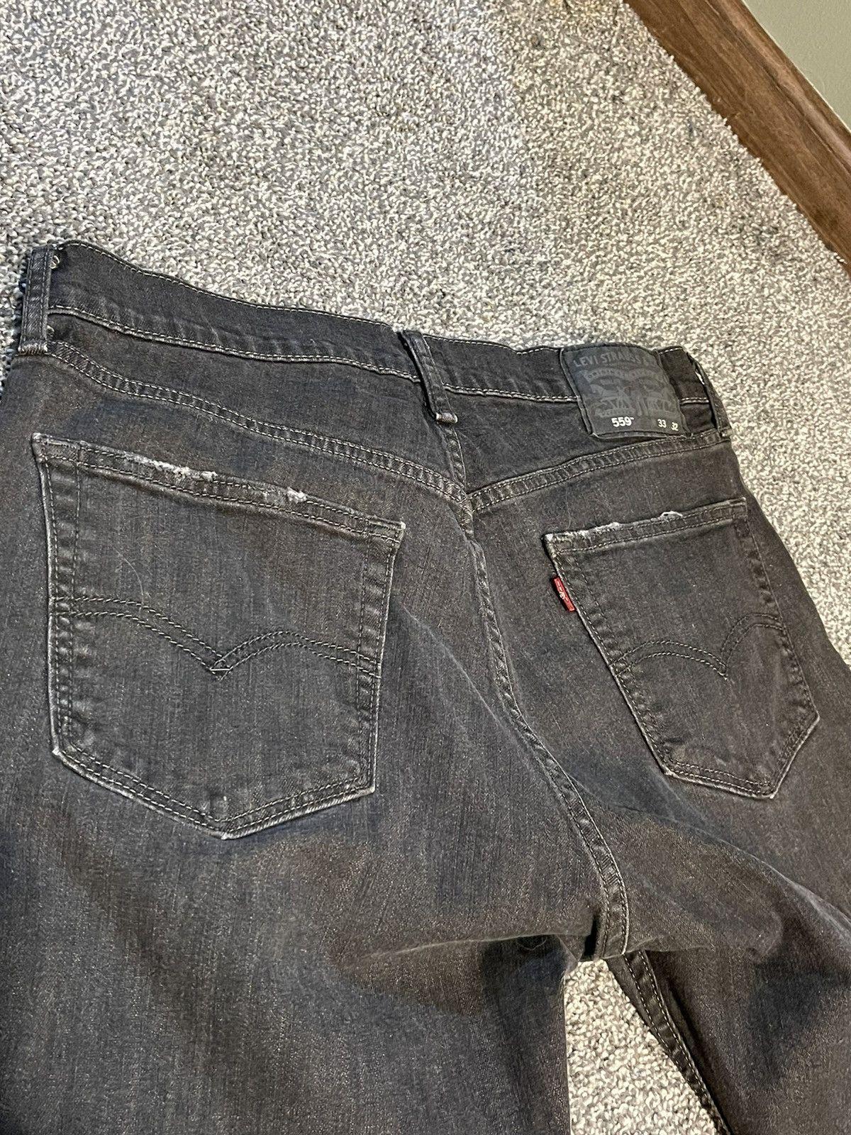 Levi's × Vintage Levis 559 Distressed Denim 33 x 32 Size US 32 / EU 48 - 8 Thumbnail