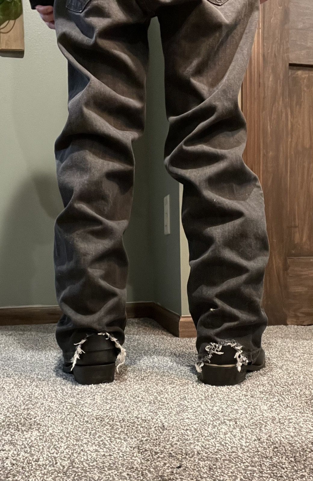 Levi's × Vintage Levis 559 Distressed Denim 33 x 32 Size US 32 / EU 48 - 3 Thumbnail