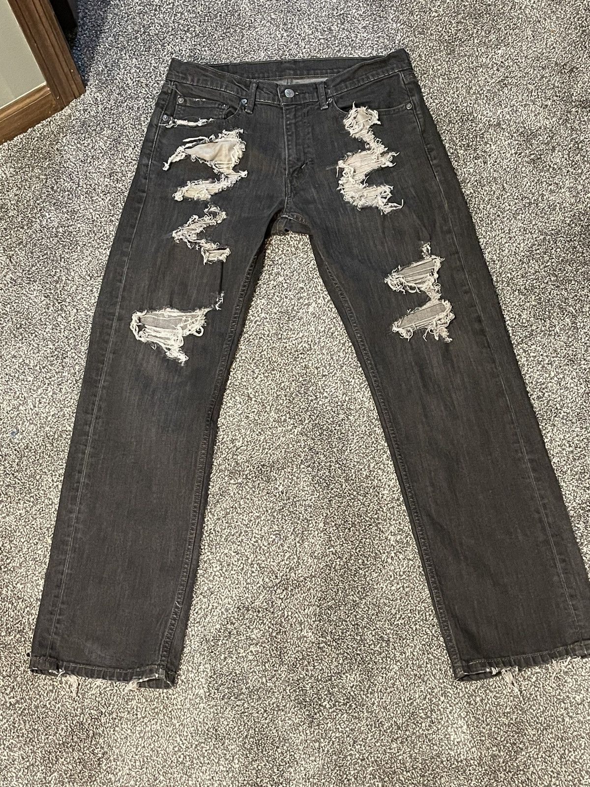 Levi's × Vintage Levis 559 Distressed Denim 33 x 32 Size US 32 / EU 48 - 4 Thumbnail