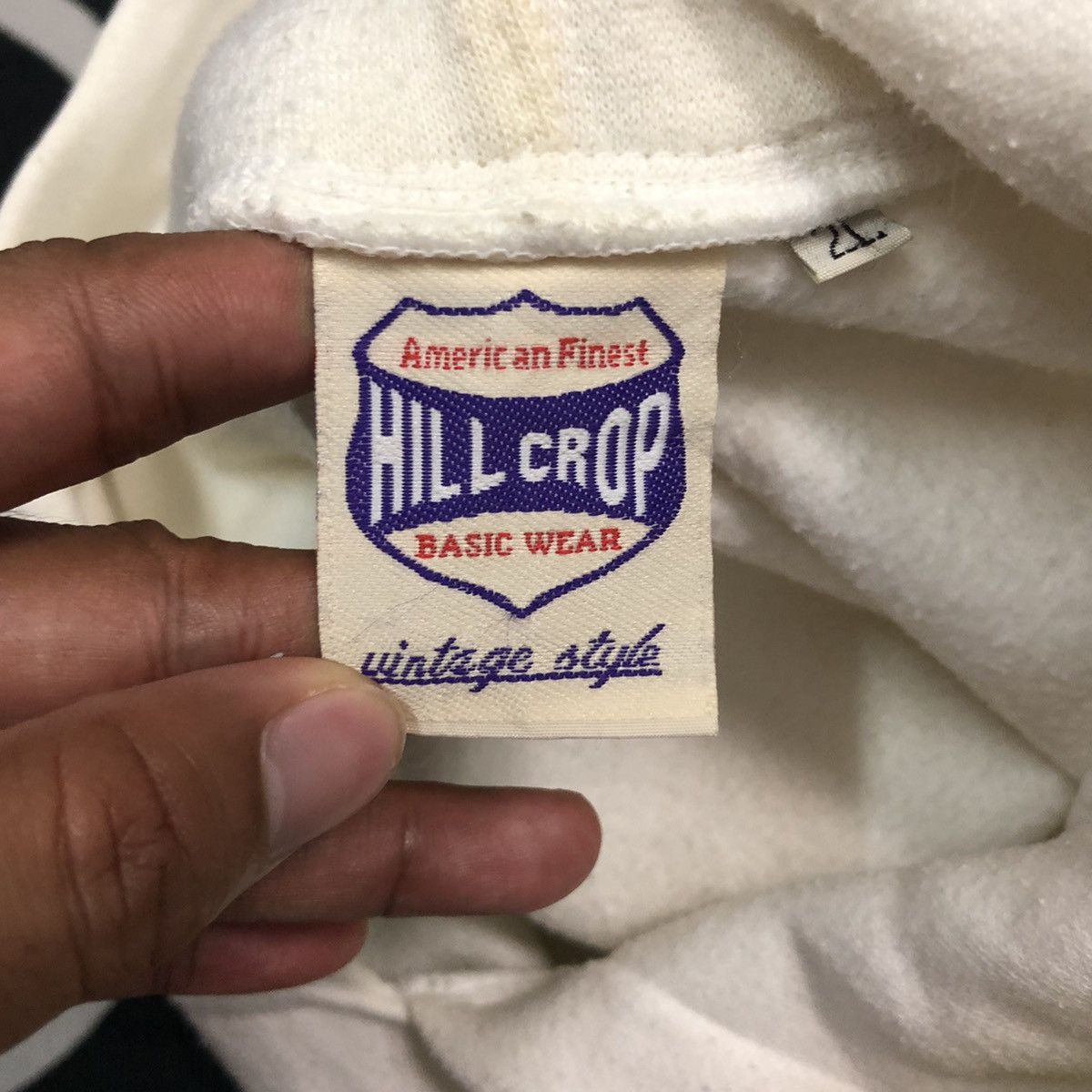 Japanese Brand Vintage Hill Crop Embroidery Big Logo Hoodie Sweatshirt Size US XL / EU 56 / 4 - 9 Thumbnail