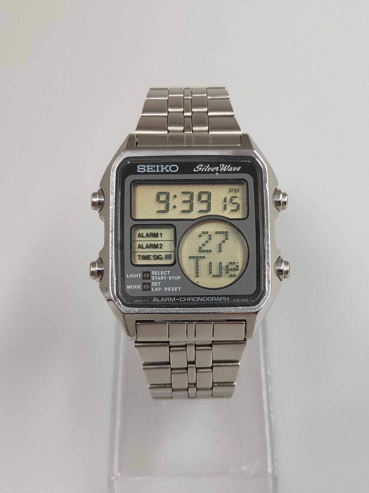 Seiko Vintage Watch Rare Vintage Seiko Big Running Man Digital Watch D138 5930 Grailed