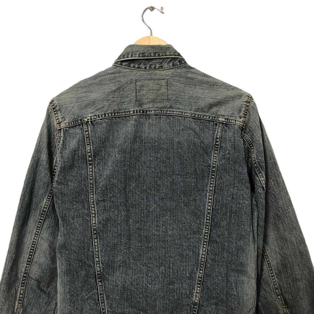 Edwin Vintage Edwin Jeans Button Ups Faded Denim Jacket Size US S / EU 44-46 / 1 - 8 Thumbnail