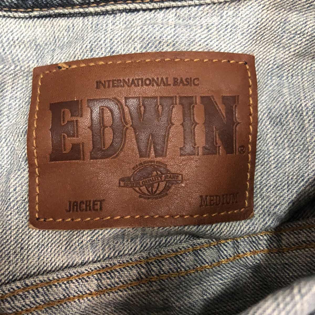 Edwin Vintage Edwin Jeans Button Ups Faded Denim Jacket Size US S / EU 44-46 / 1 - 10 Thumbnail