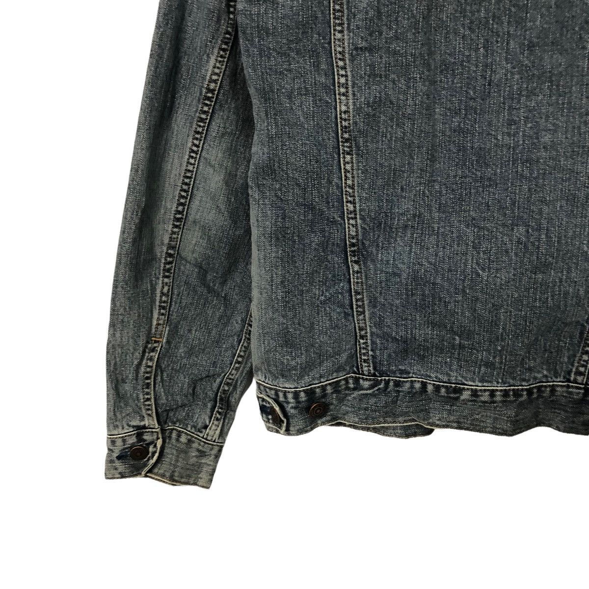 Edwin Vintage Edwin Jeans Button Ups Faded Denim Jacket Size US S / EU 44-46 / 1 - 7 Thumbnail