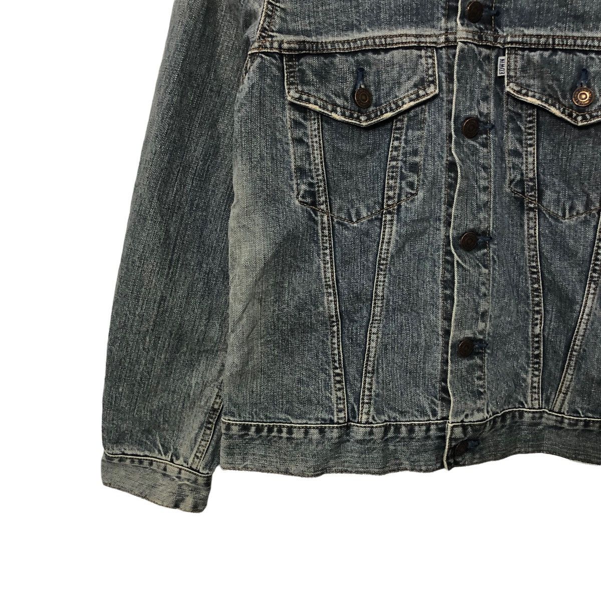 Edwin Vintage Edwin Jeans Button Ups Faded Denim Jacket Size US S / EU 44-46 / 1 - 3 Thumbnail