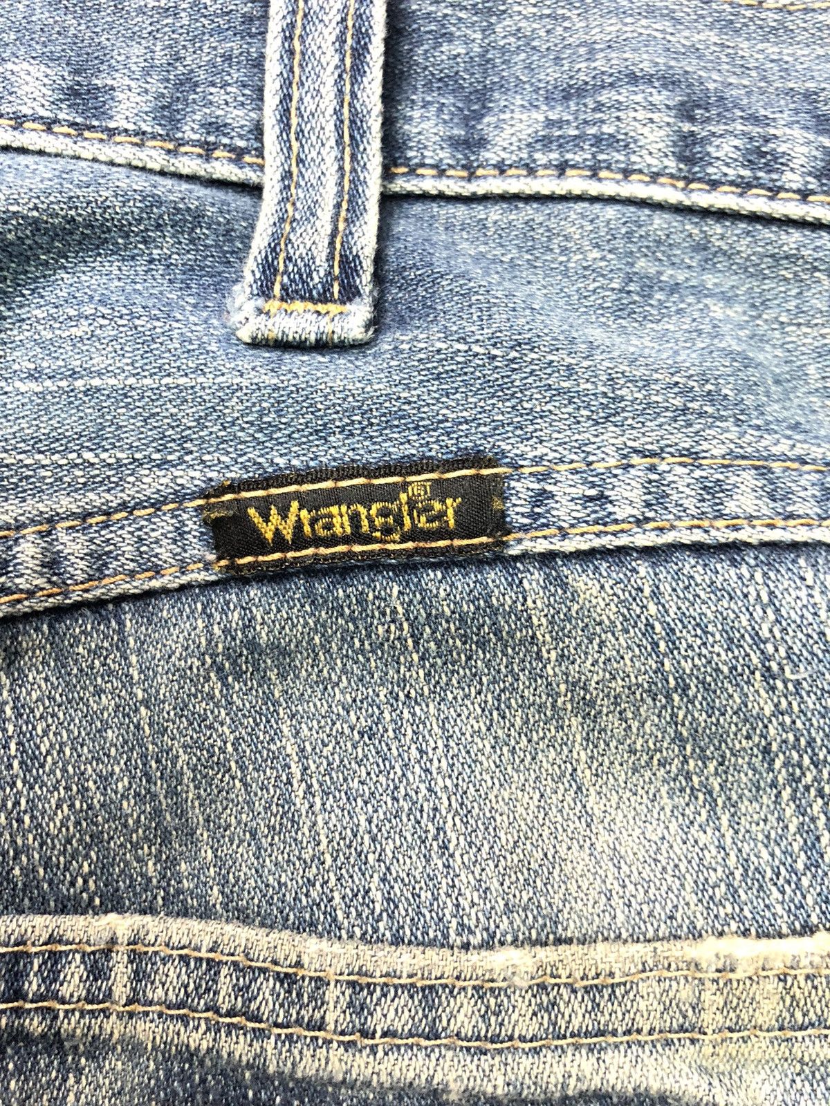 Vintage × Wrangler VINTAGE WRANGLER BLUE WASH DISSTRESSED DENIM Size US 31 - 11 Thumbnail