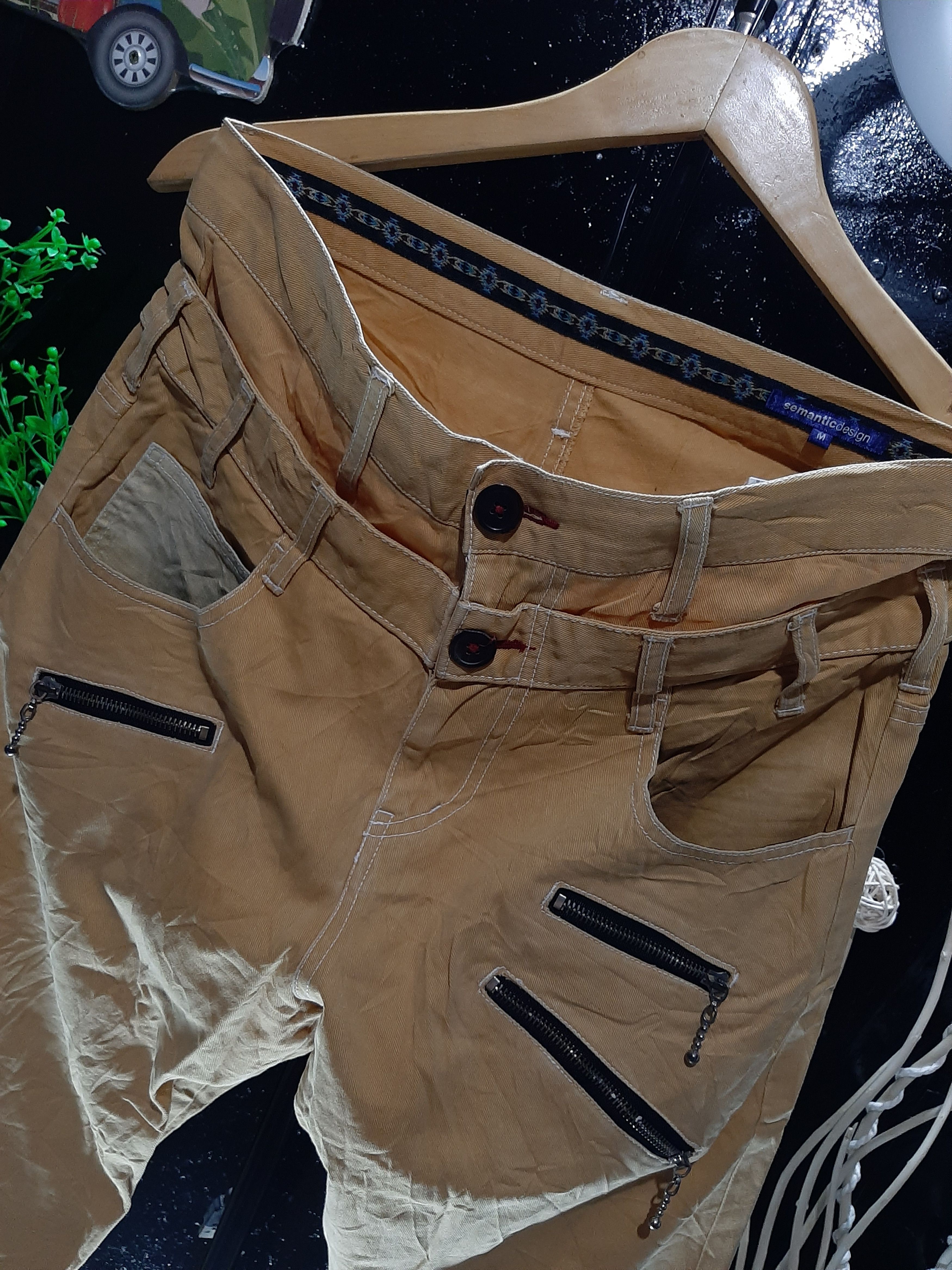 Japanese Brand × Seditionaries × Vintage SEMANTIC DESIGN DOUBLE WAIST MULTI ZIPPER PUNK BONDAGE Size US 31 - 2 Thumbnail