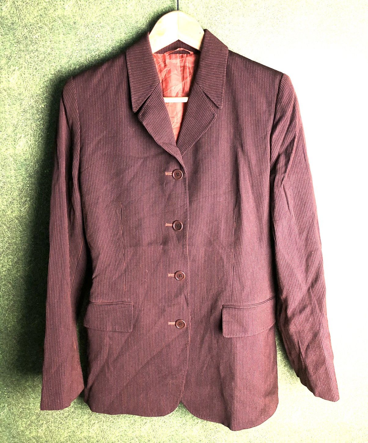 Designer × Paul Smith × Vintage VINTAGE PAUL SMITH STRIPE BLAZER WOOL Size US S / EU 44-46 / 1 - 1 Thumbnail
