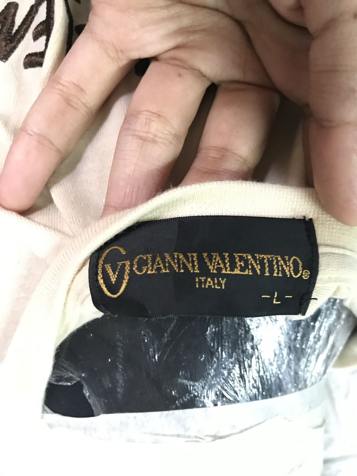 Gianni Valentino × Valentino × Vintage VINTAGE GIANNI VALENTINO SINGLE POCKET EMBROIDERY SPELL OUT Size US L / EU 52-54 / 3 - 4 Thumbnail
