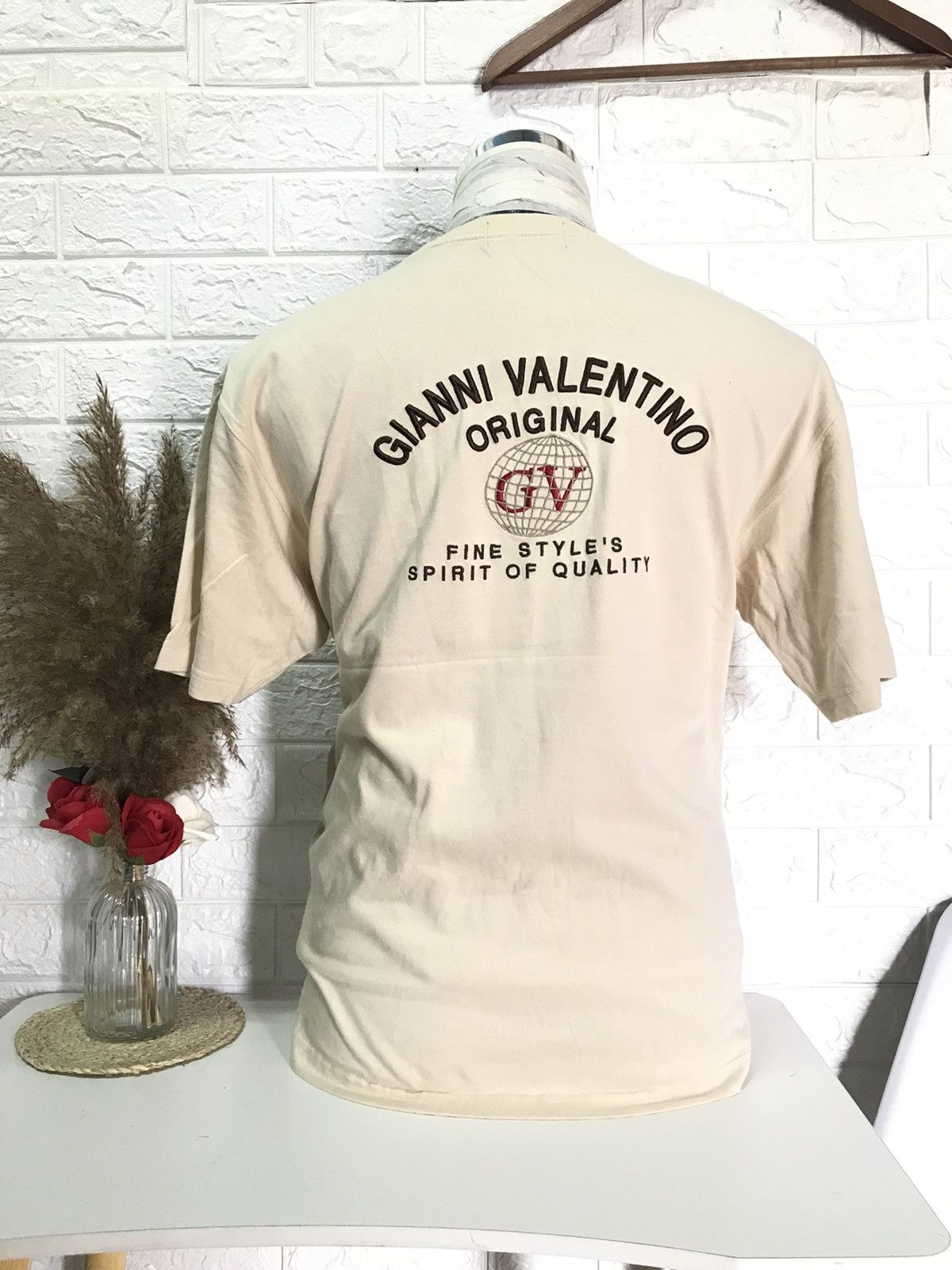 Gianni Valentino × Valentino × Vintage VINTAGE GIANNI VALENTINO SINGLE POCKET EMBROIDERY SPELL OUT Size US L / EU 52-54 / 3 - 1 Thumbnail