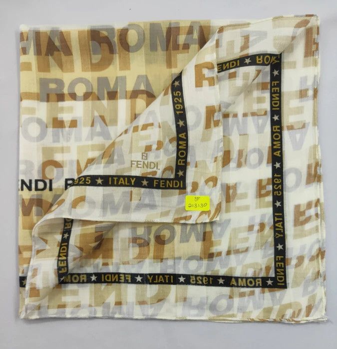 Fendi × Vintage Authentic Fendi Handkerchief/ Bandana - 3F213130 Size ONE SIZE - 2 Thumbnail