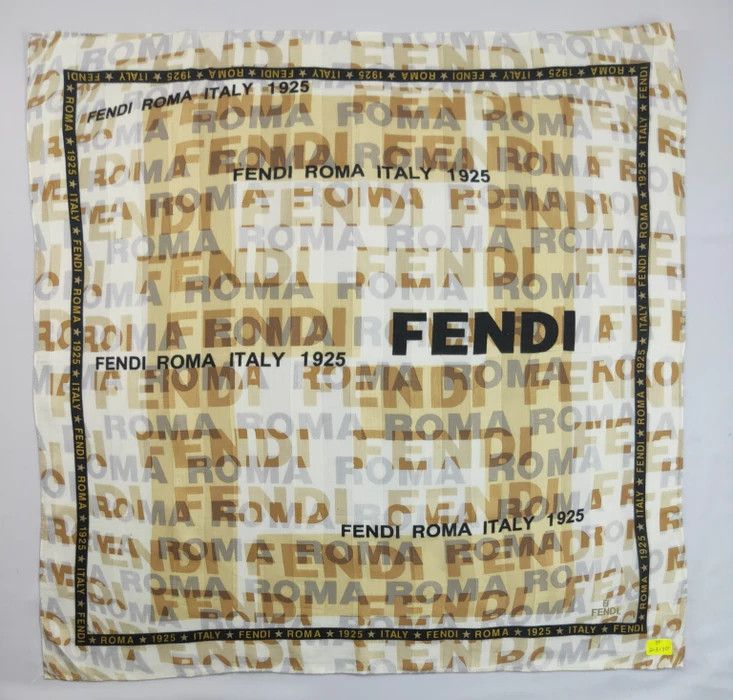 Fendi × Vintage Authentic Fendi Handkerchief/ Bandana - 3F213130 Size ONE SIZE - 3 Thumbnail