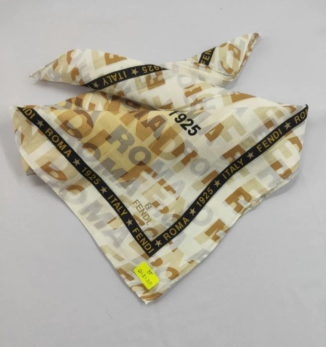 Fendi × Vintage Authentic Fendi Handkerchief/ Bandana - 3F213130 Size ONE SIZE - 5 Thumbnail