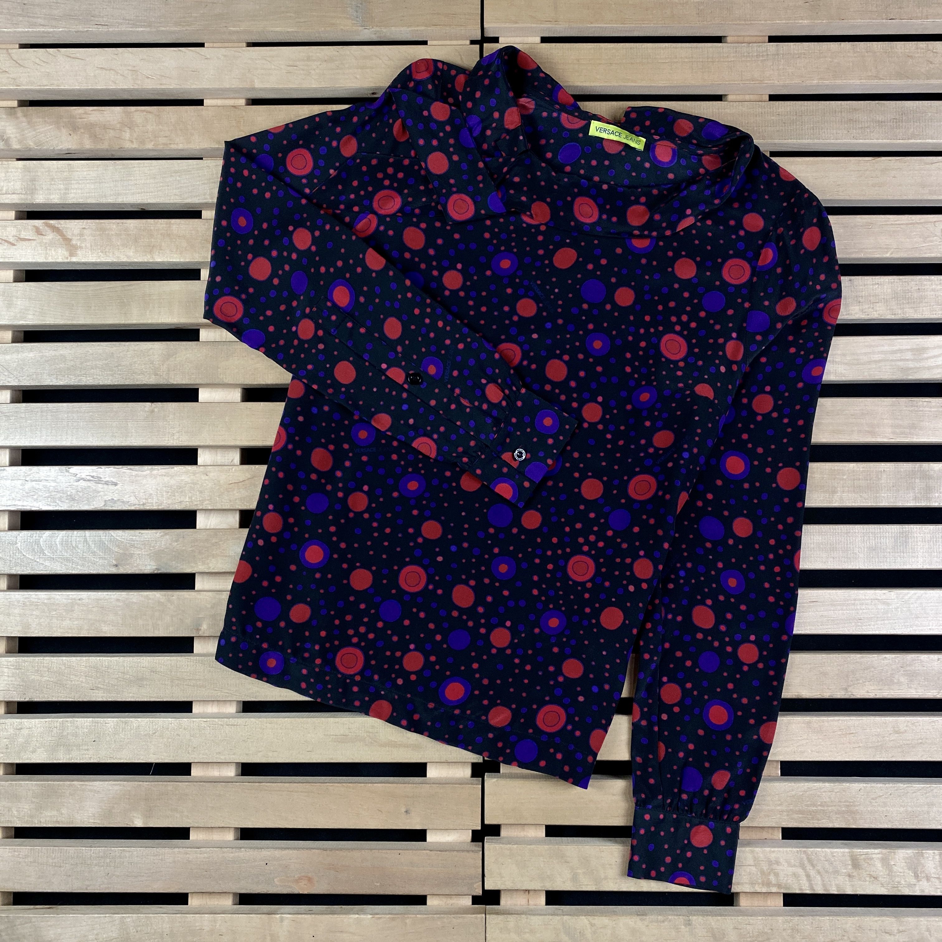 Versace Womens Long Sleeve Blouse Versace Jeans Size US 4 Size S / US 4 / IT 40 - 1 Thumbnail