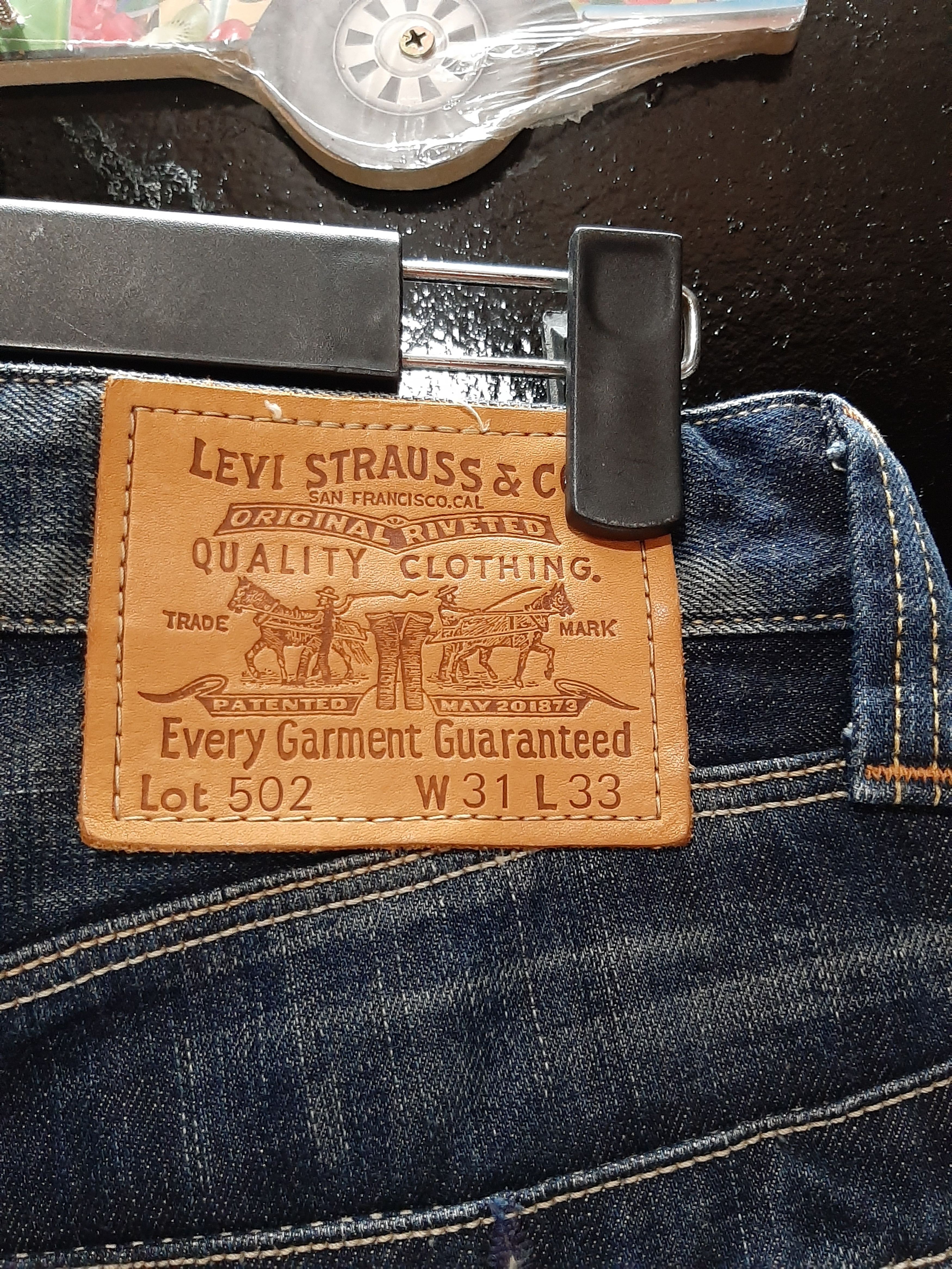 Levi's × Vintage VINTAGE LEVIS CLASSIC LOT 502 DISTRESSED DENIM.. Size US 31 - 3 Thumbnail