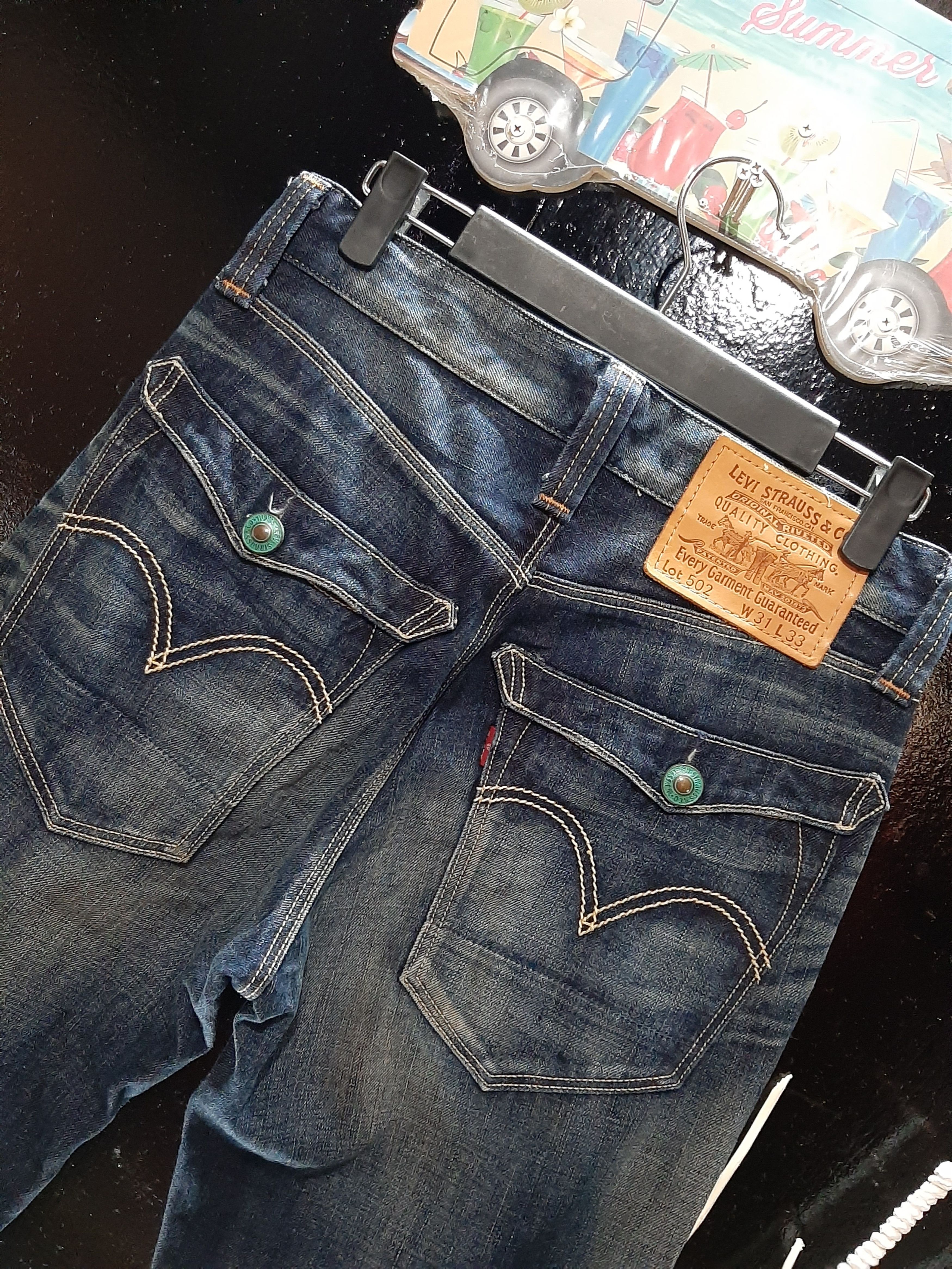 Levi's × Vintage VINTAGE LEVIS CLASSIC LOT 502 DISTRESSED DENIM.. Size US 31 - 1 Thumbnail
