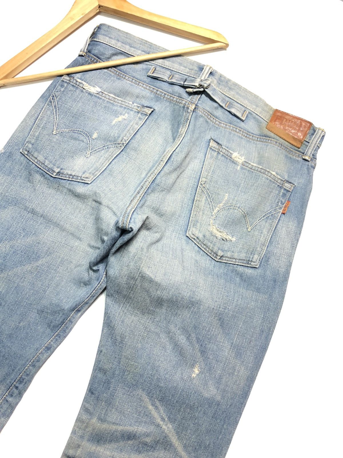 Edwin × Vintage VINTAGE EDWIN SELVEDGE DISTRESSED DENIM Size US 34 / EU 50 - 11 Thumbnail