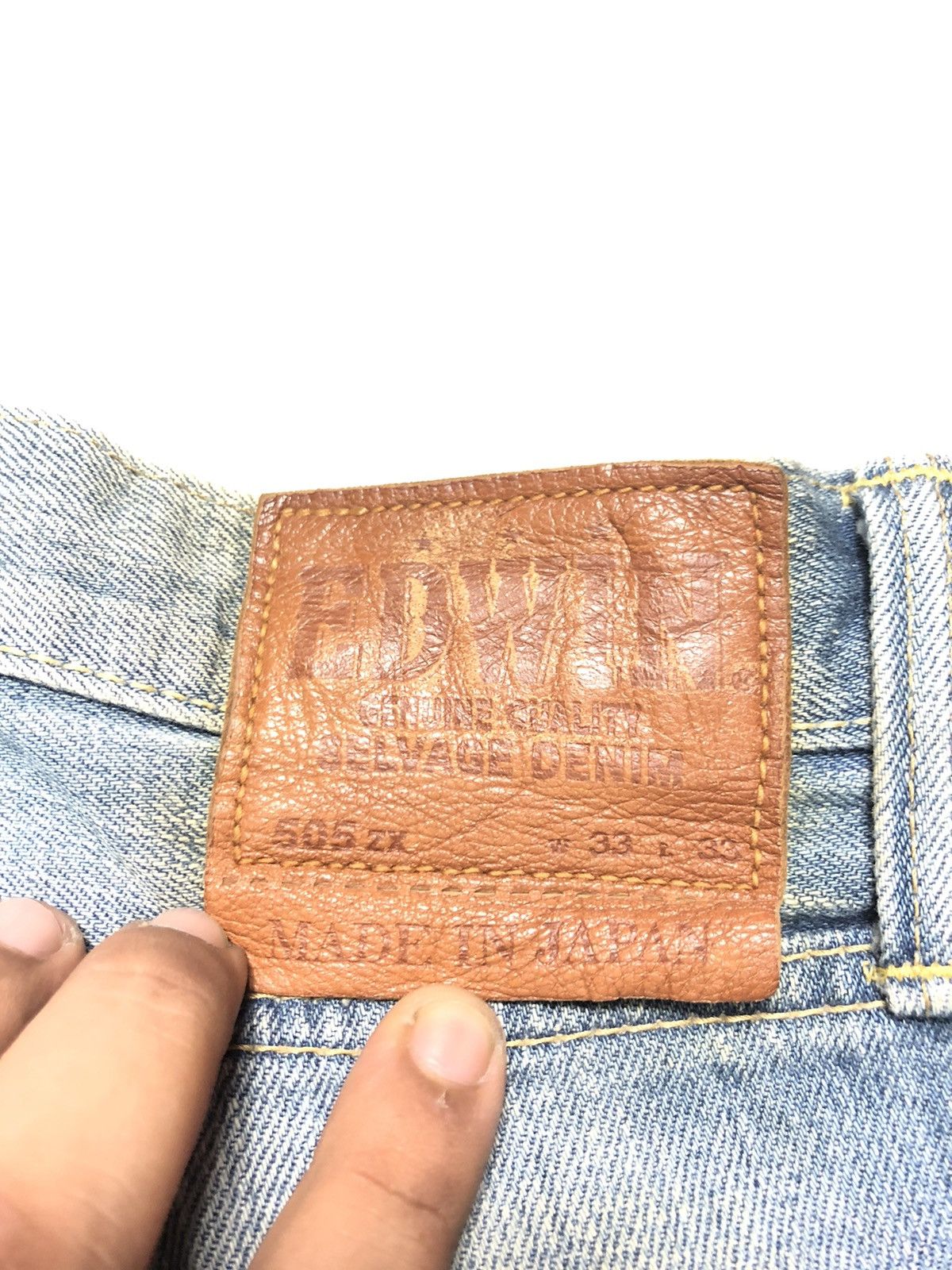 Edwin × Vintage VINTAGE EDWIN SELVEDGE DISTRESSED DENIM Size US 34 / EU 50 - 14 Thumbnail