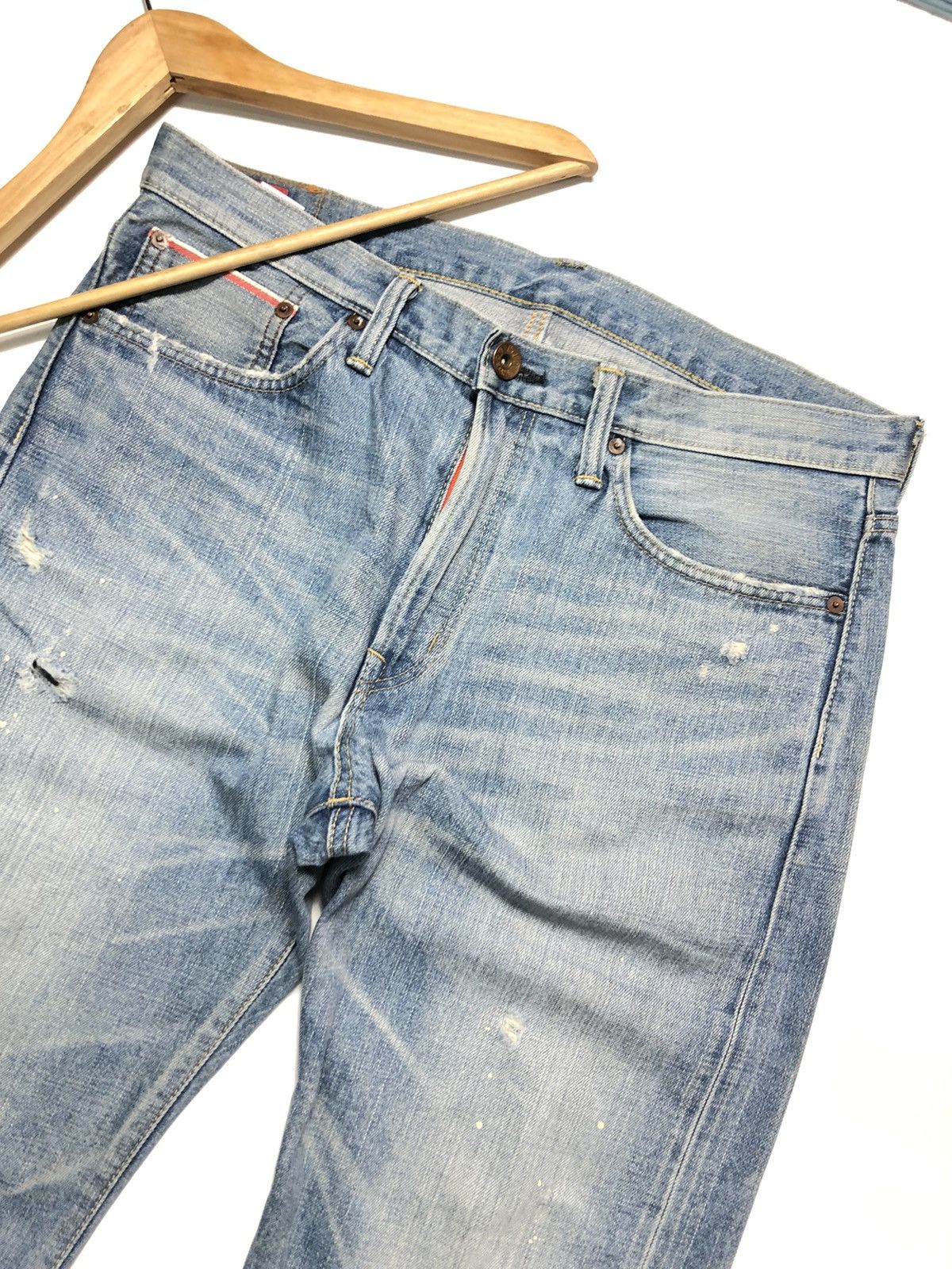 Edwin × Vintage VINTAGE EDWIN SELVEDGE DISTRESSED DENIM Size US 34 / EU 50 - 2 Thumbnail