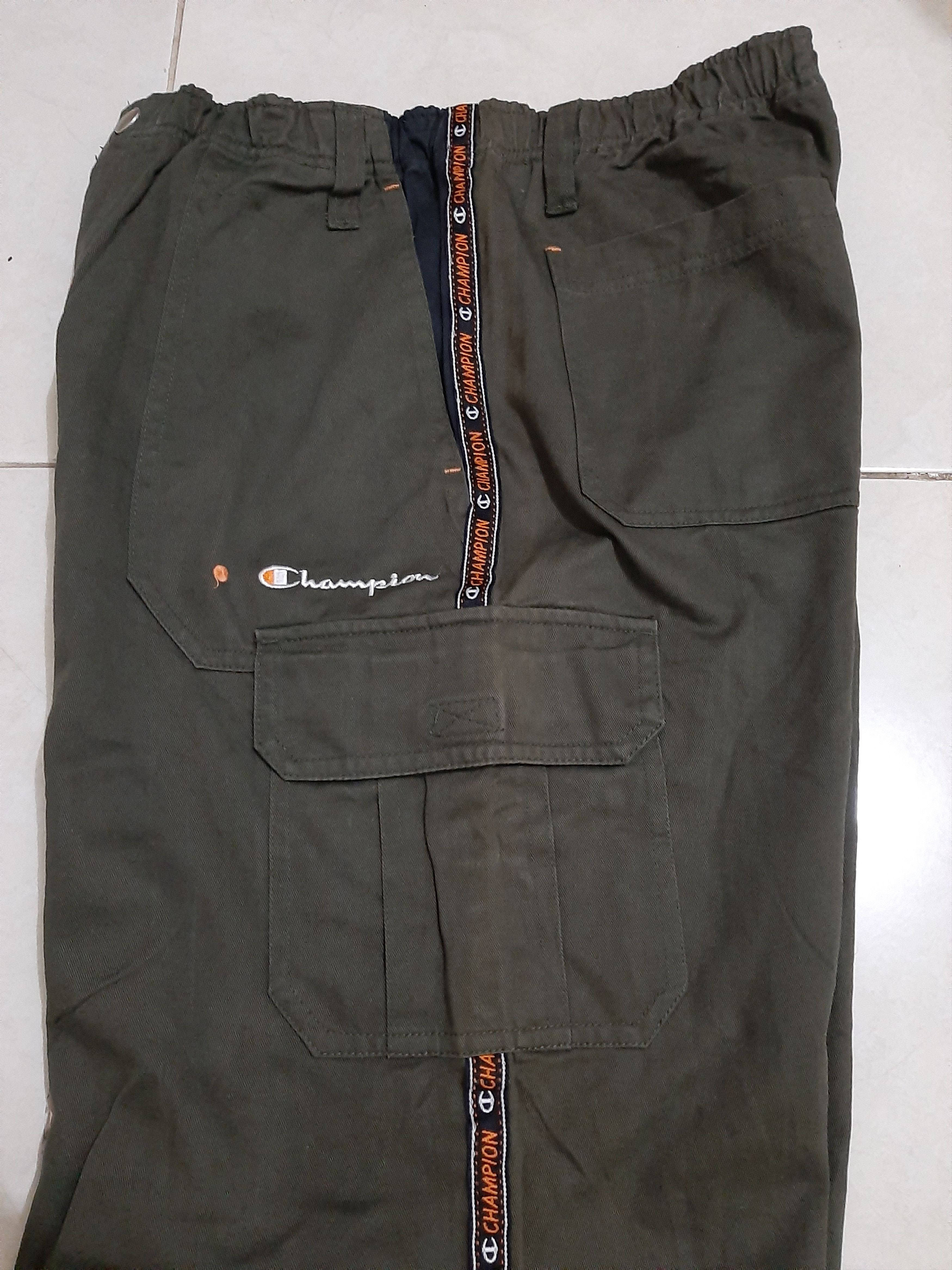 Champion × Vintage VINTAGE CHAMPION SIDE TAPE CARGO MULTI POCKET Size US 31 - 10 Thumbnail