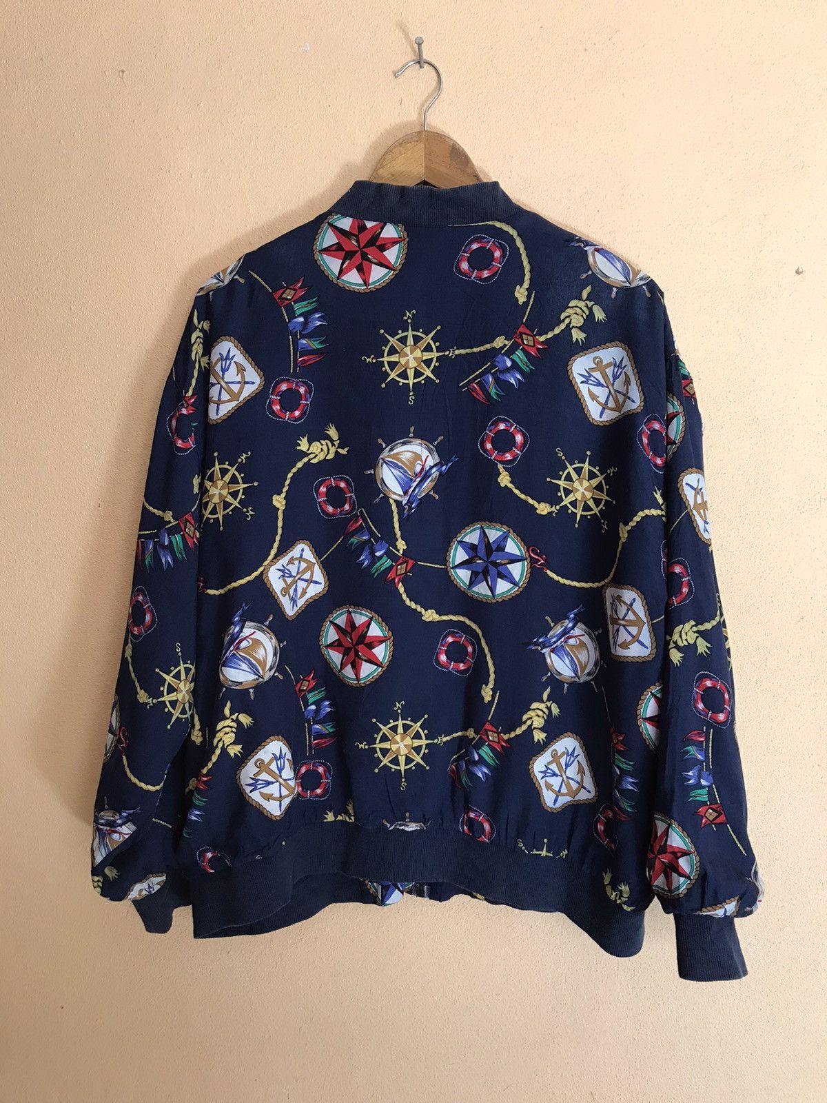 Alfred Dunhill ALFRED DUNNER full print silk gold bomber jacket Size US L / EU 52-54 / 3 - 5 Thumbnail