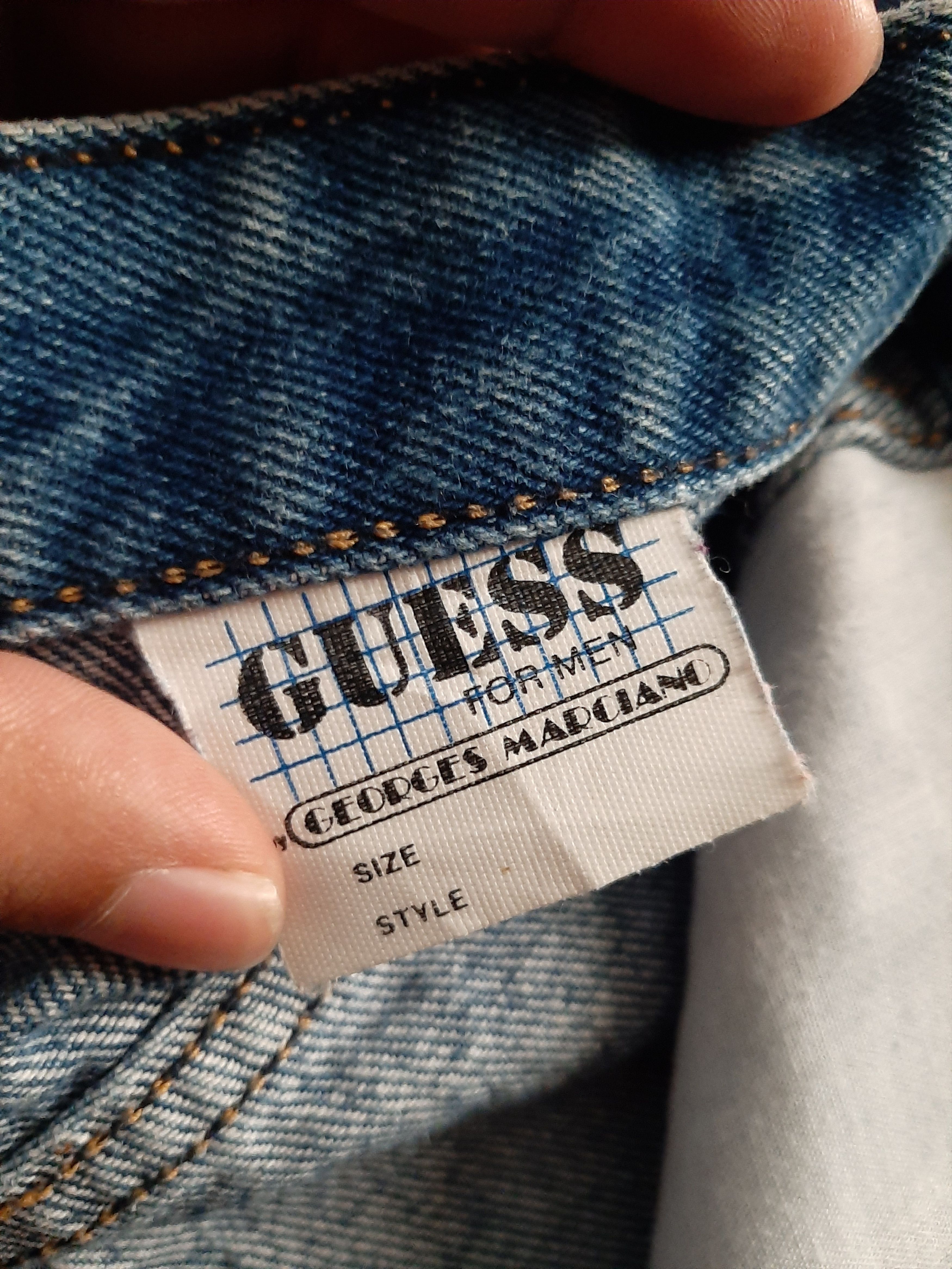 Guess × Vintage VINTAGE 80s GUESS SHORT DENIM USA 🇺🇸TALON 42 ZIPPER 80s Size US 31 - 8 Thumbnail