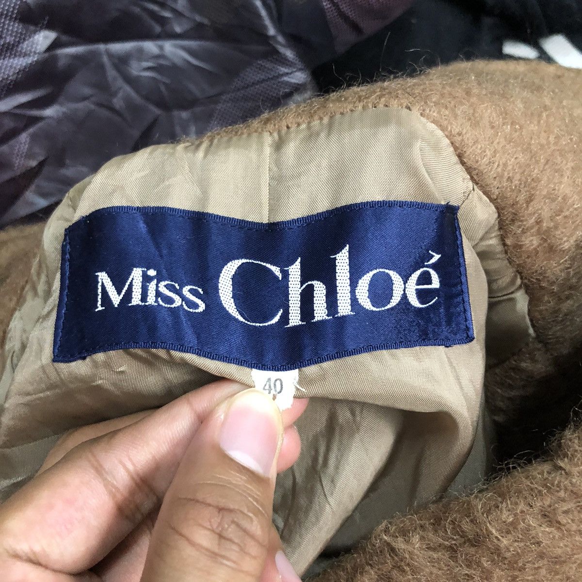 Chloe Vintage Miss Chloe Double Breast Button Mohair Coat Jacket Size M / US 6-8 / IT 42-44 - 9 Thumbnail
