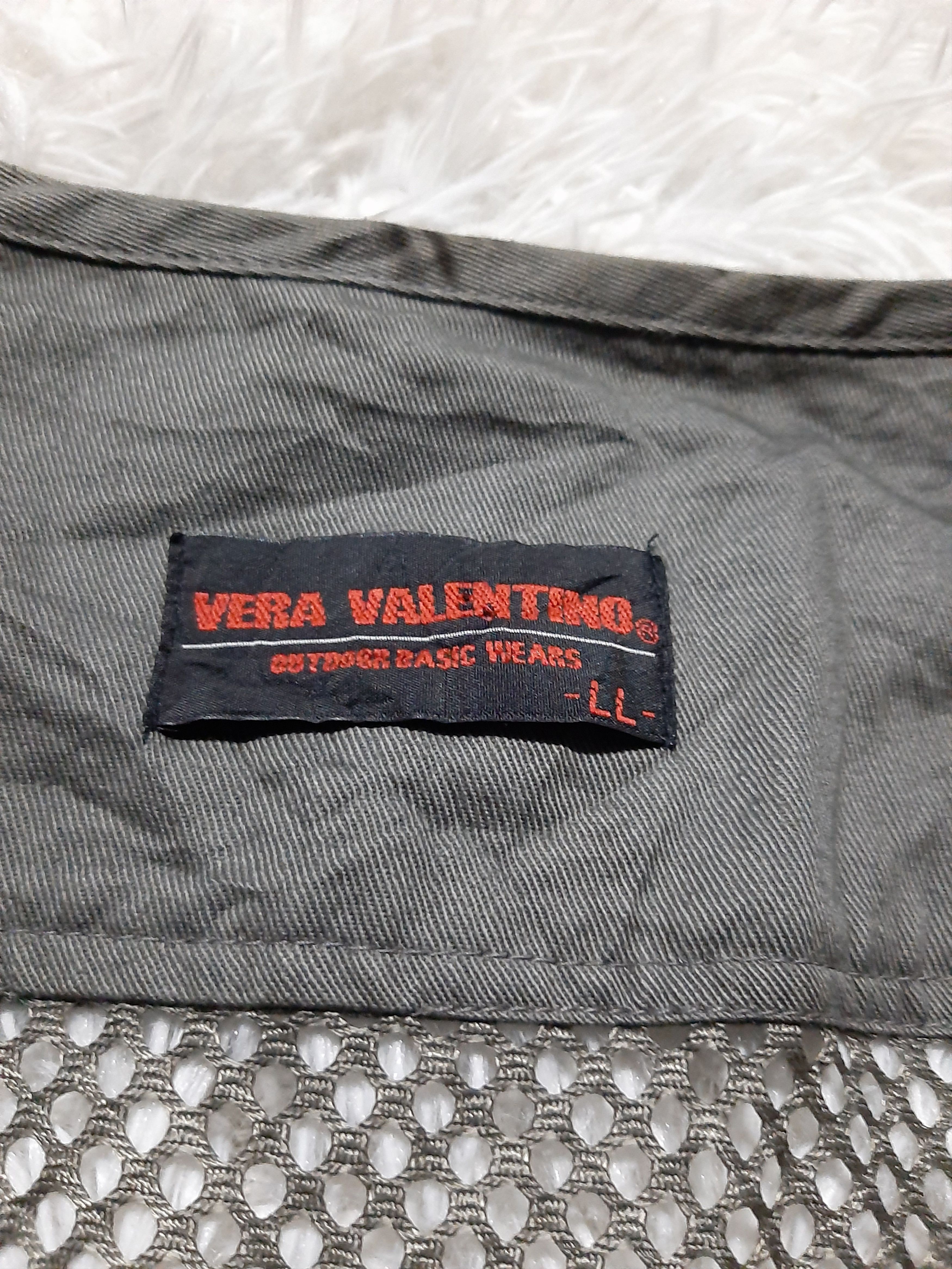 Designer × Valentino × Vintage VTG VERA VALENTINO OUTDOOR BASIC WEAR NET VEST MULTI POCEKT Size US M / EU 48-50 / 2 - 8 Thumbnail
